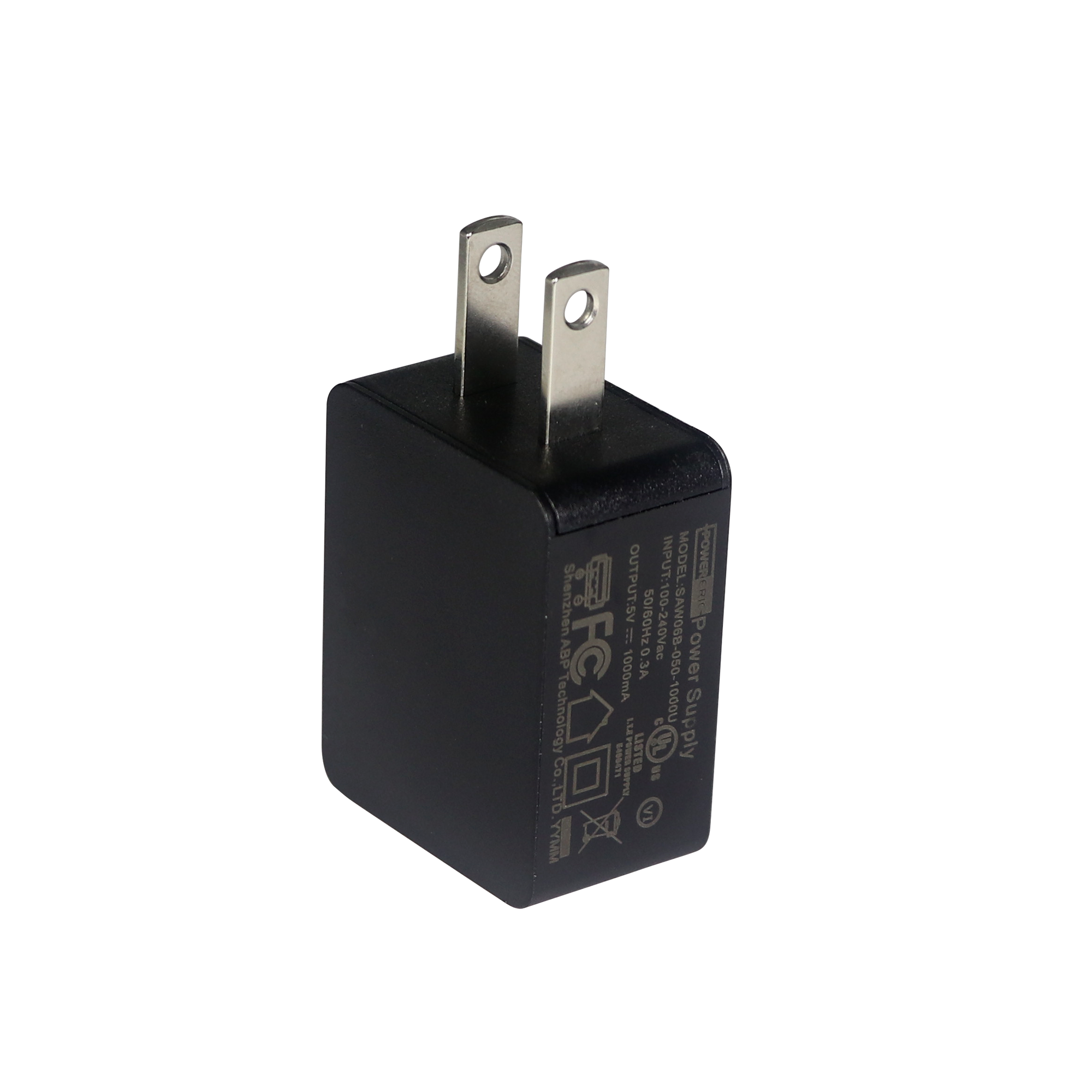 5V 1A USB AC Power Adapter | Universal 100-240V Input | Compatible with Smartphones, Tablets, LED Lights & Small Electronics
