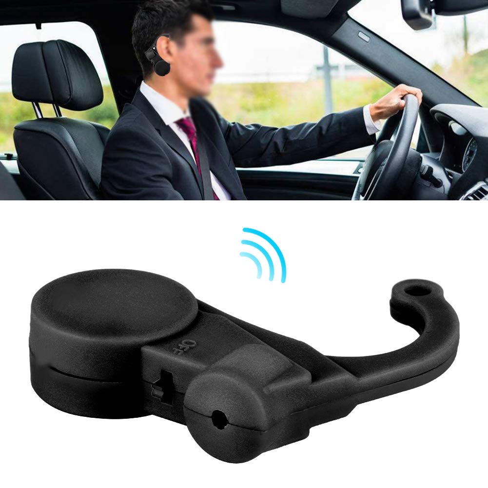 Senyar Anti-Sleep Alarm for Narcolepsy - Car Driving Safety Device to Prevent Drowsy Driving, Hanging Ear Alarm for Drivers (Black) | Stay Alert on Long Road Trips & Night Drives