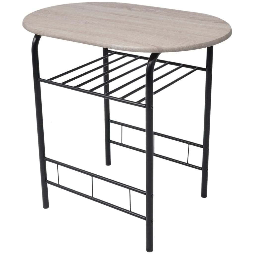 Modern Dining Table Set with Chairs - Kitchen & Pub Bar Table for Breakfast Nook, Small Space Living Room - Durable MDF Furniture for Home, Apartment & Restaurant Use