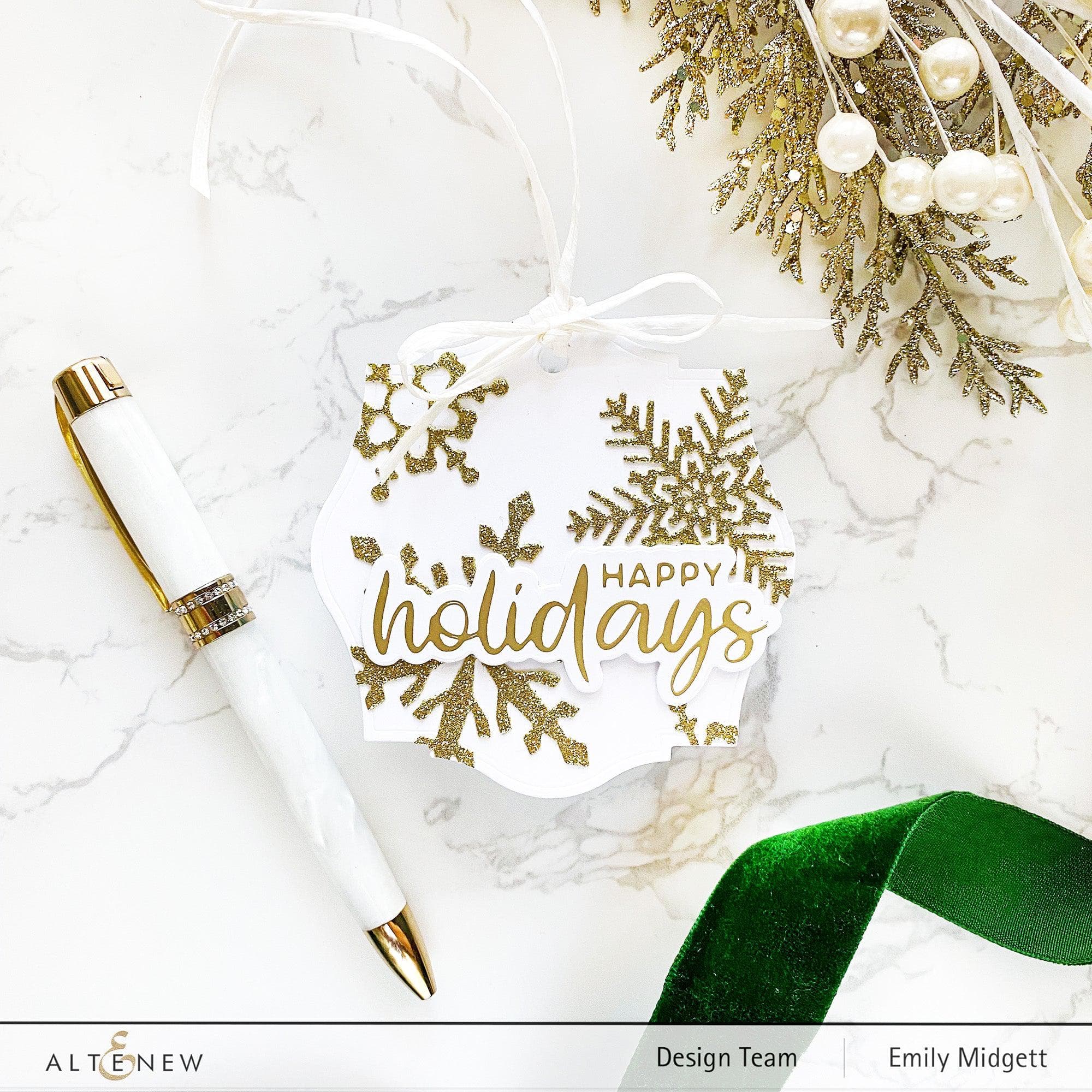 Customizable Labels & Tags 2 Die Set for Scrapbooking, Card Making & DIY Crafts - Perfect for Gift Wrapping, Organizing & Home Decor