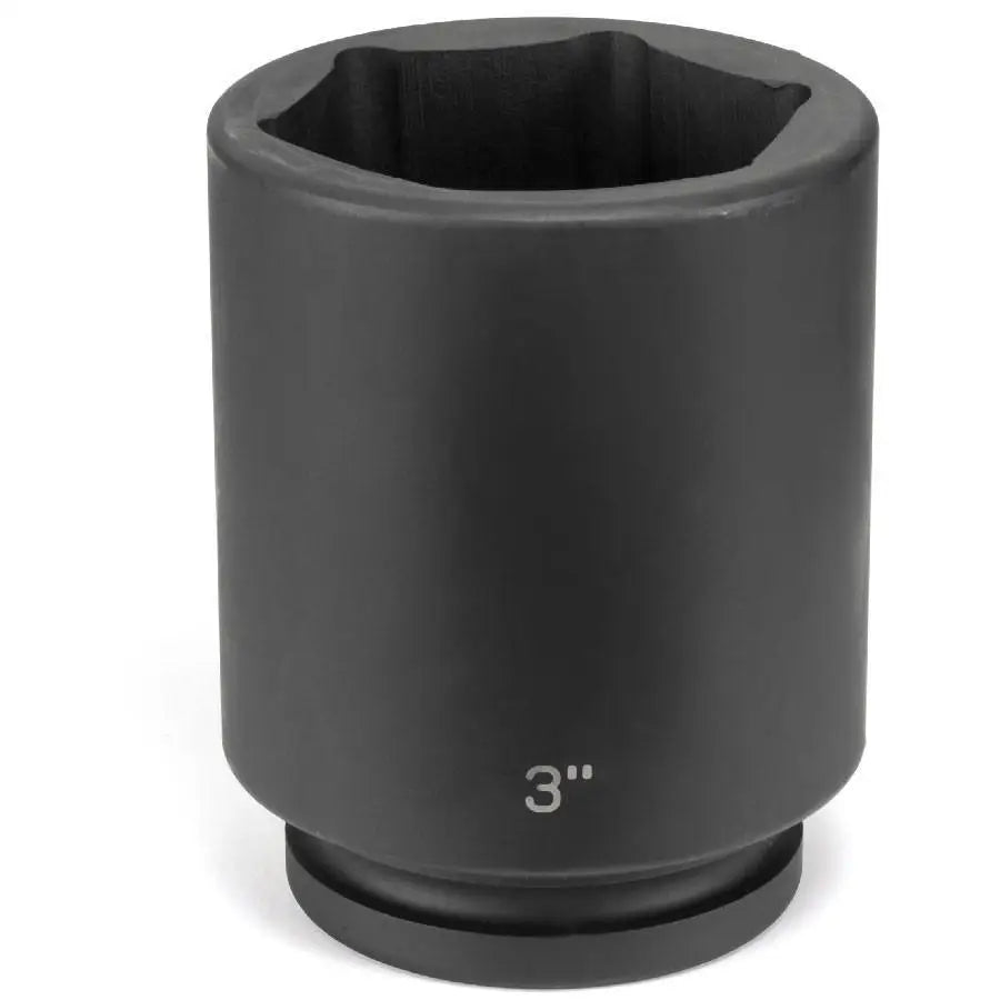 GP 1 Drive SAE Deep Length Impact Sockets Set - Heavy Duty Chrome Molybdenum Steel - Perfect for Automotive Repair & Industrial Maintenance