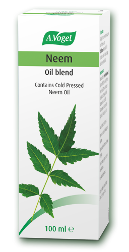 A.Vogel Organic Neem Oil 100ml - Pure Natural Skin & Hair Care Solution for Acne, Eczema & Scalp Health | Perfect for DIY Beauty & Home Remedies