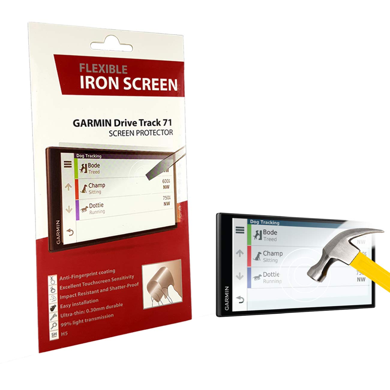 Grain Valley Iron Screen for DriveTrack 71 - Durable Metal Mesh Fence for Driveways & Landscaping - Perfect for Home Security and Property Protection