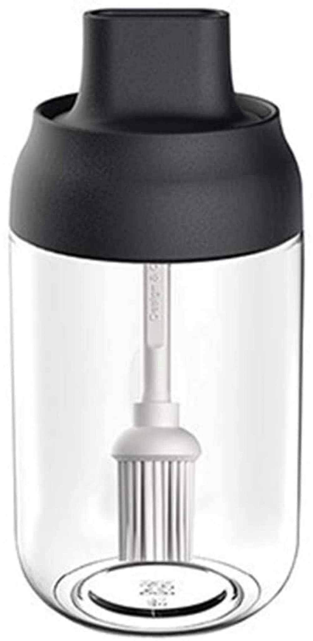 Oil Sealed Glass Seasoning Bottle with Brush - Perfect for Grilling, Salad Making, Cooking, Baking & Roasting - Ideal for Kitchen, BBQ & Outdoor Cooking (1pc)