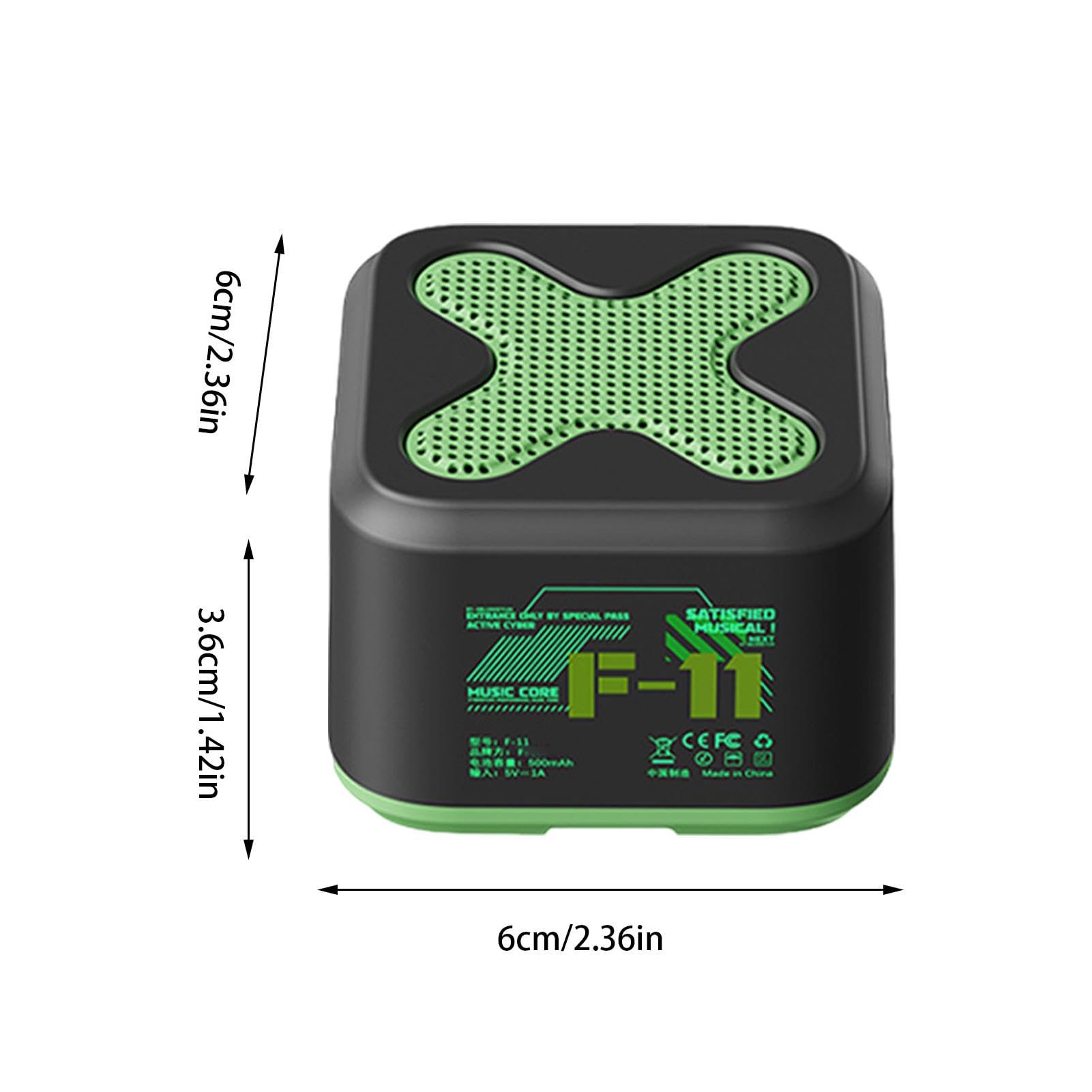 Gvblkq Waterproof Wireless Outdoor Speakers with Subwoofer - Portable Bluetooth Speaker for Camping, Beach, Car, Shower, Party, and Home Use