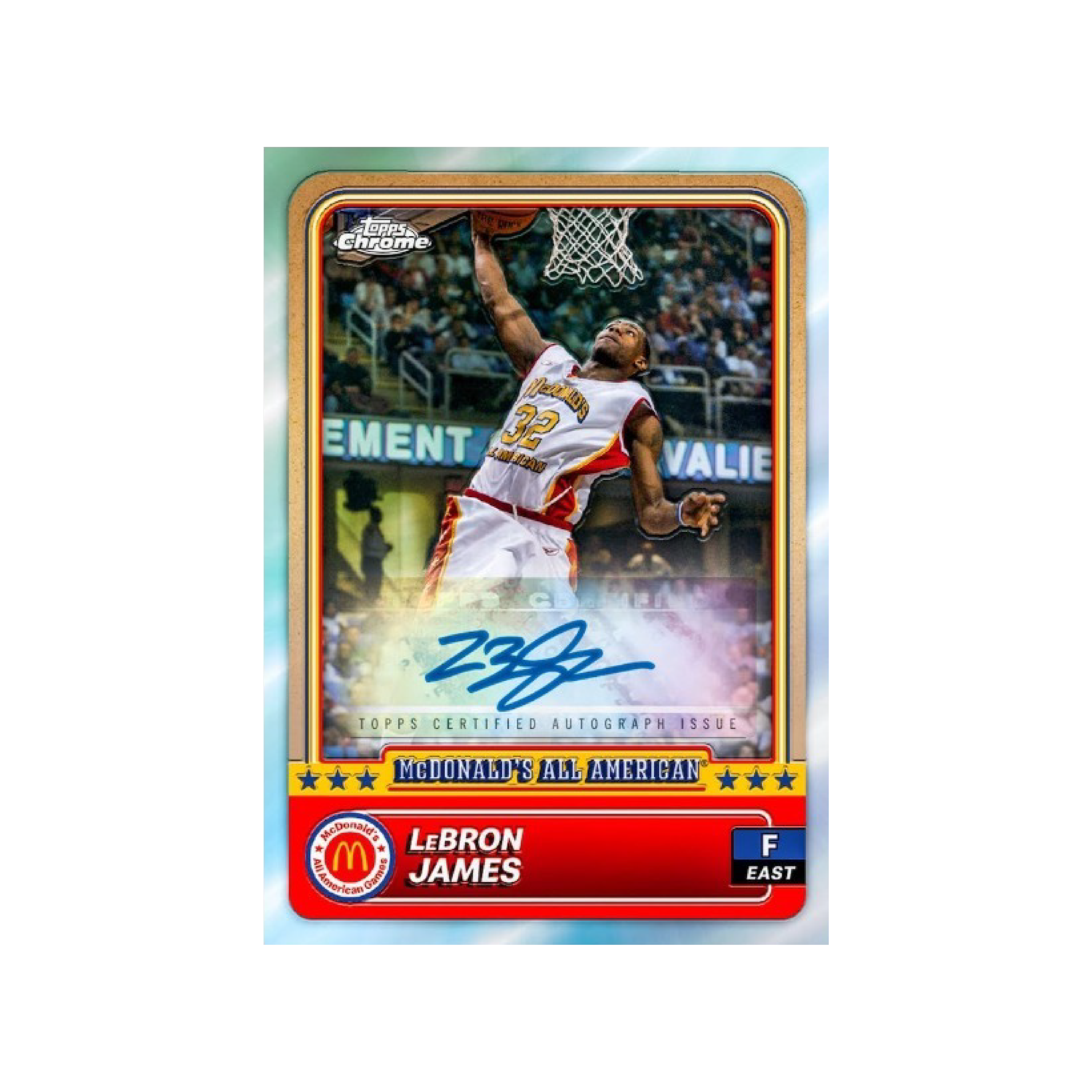 2024 Topps Chrome McDonald's All American Basketball Hobby Box - Collectible Trading Cards for NBA Fans & Sports Memorabilia Enthusiasts