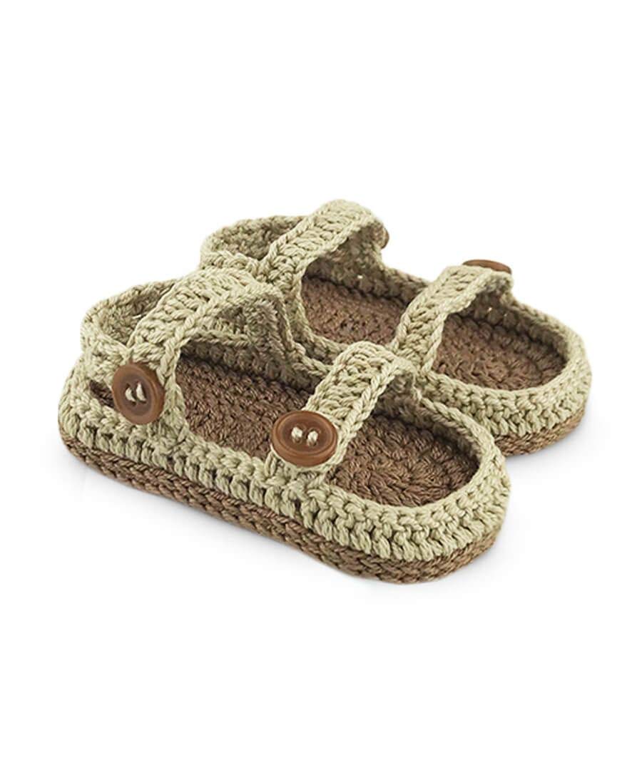 Jefferies Baby Boys Newborn Crochet Bootie Sandal Socks - Soft & Comfortable for Infants, Perfect for First Steps & Special Occasions