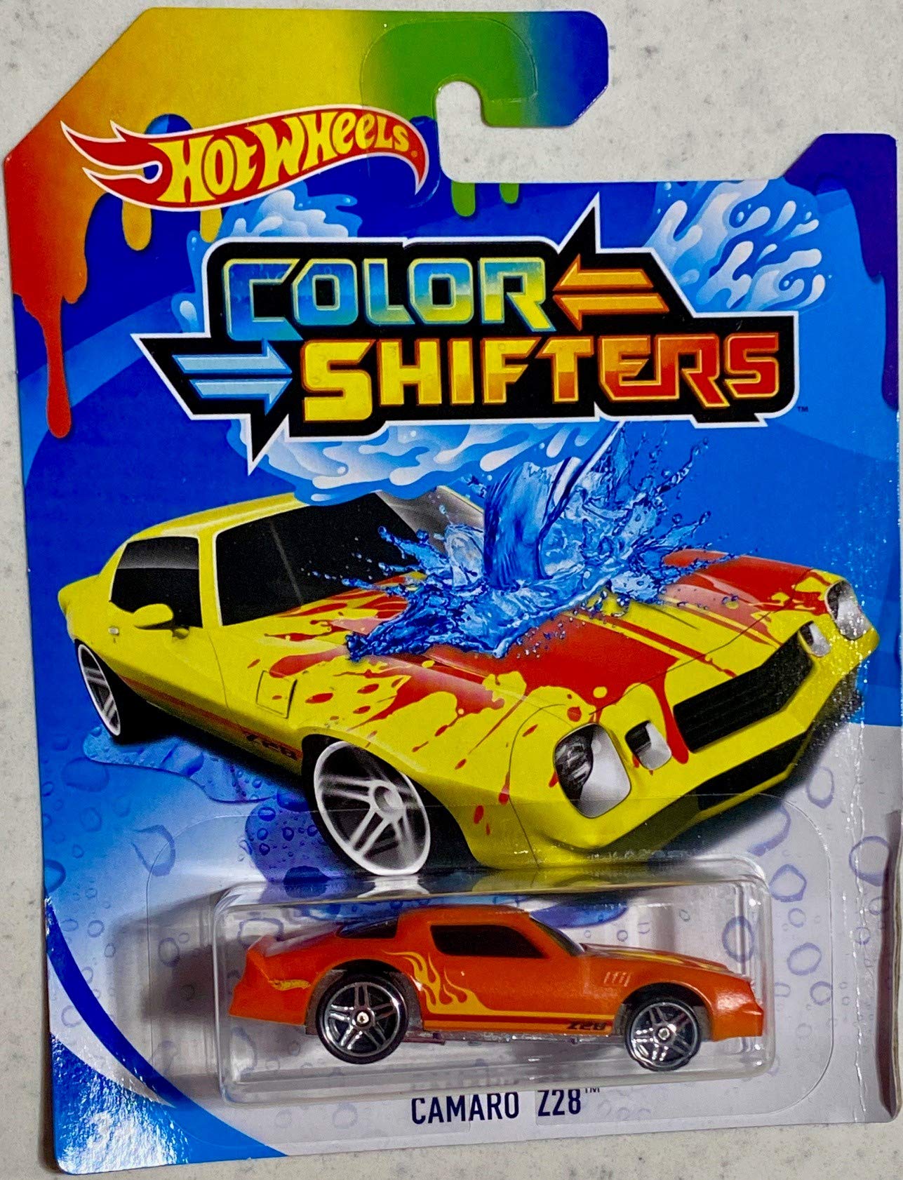Hot Wheels 2019 Color Shifters Camaro Z28 Die-Cast Toy Car - Collectible, Color Changing Vehicle for Kids & Adults - Perfect for Playtime, Display & Racing Games