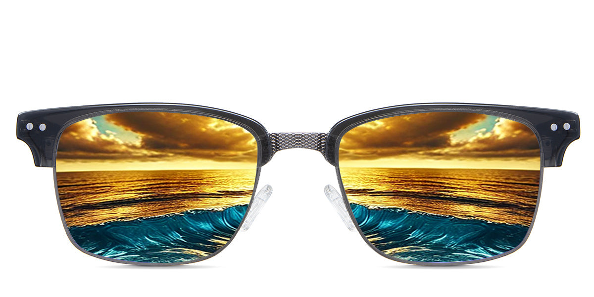 Stylish Brad Men's Prescription Sunglasses - UV Protection Polarized Lenses for Driving, Fishing & Outdoor Activities