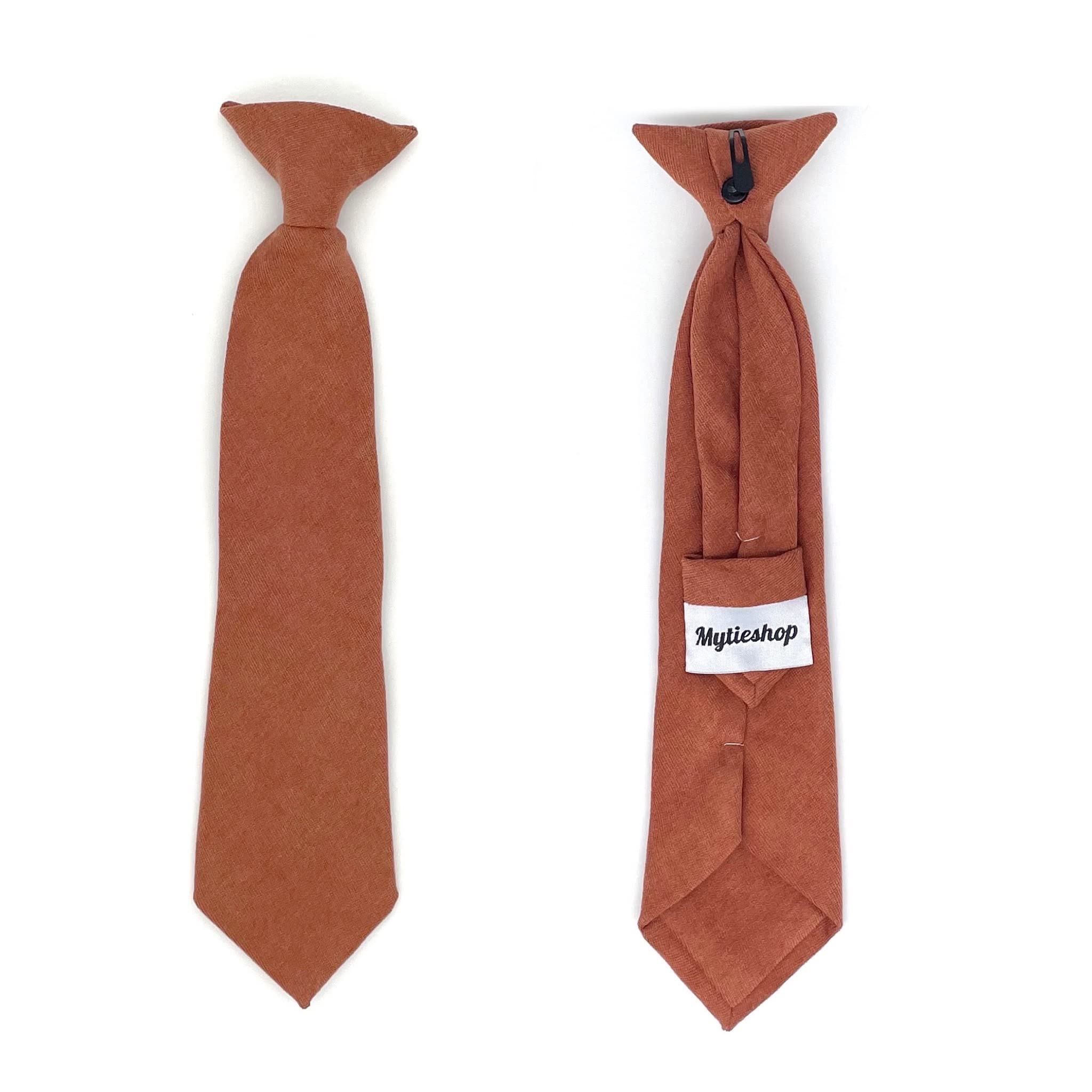 Boys Clip on Tie for Kids Ages 1-13 - Adjustable Pre-Tied Necktie for Ring Bearers, Page Boys & Formal Occasions - Perfect for Weddings, School Events & Family Photos