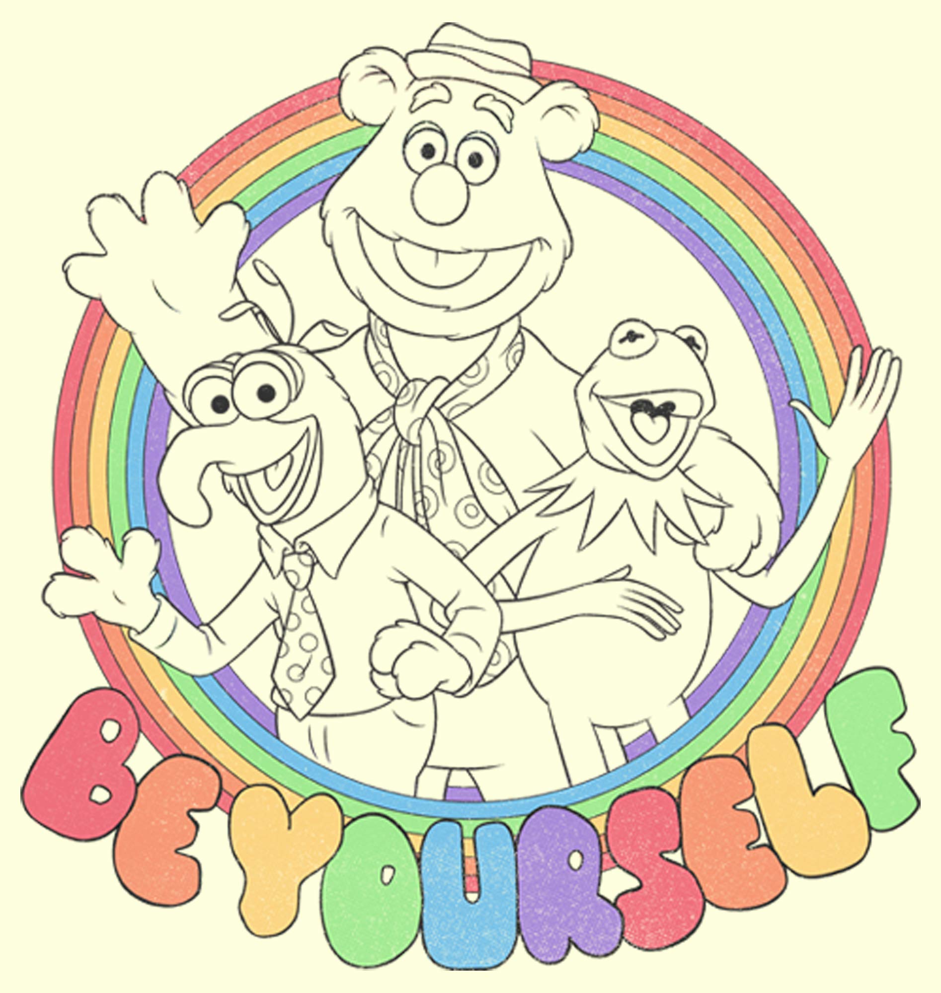 Men's Muppets Be Yourself T-Shirt - Casual Wear & Gifts