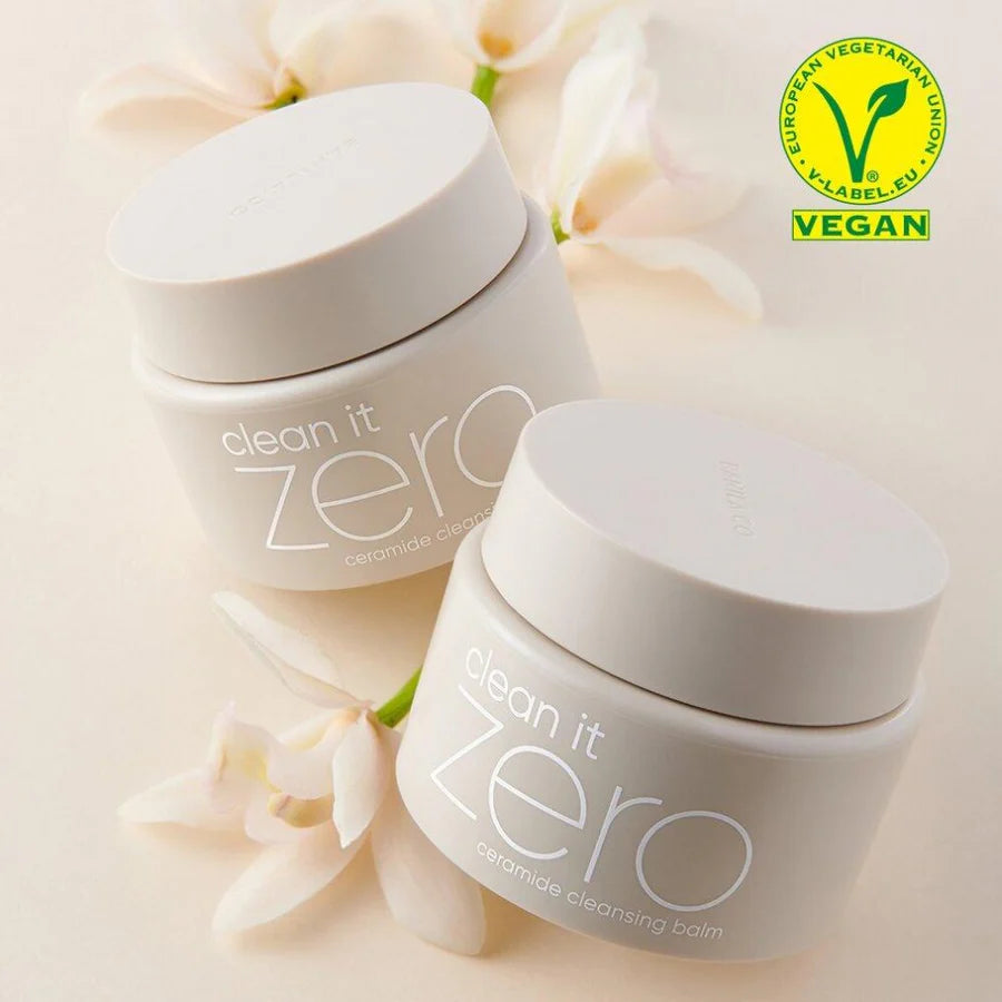 Banila Co Clean It Zero Ceramide Cleansing Balm 100ml - Gentle Makeup Remover & Hydrating Face Cleanser for Dry & Sensitive Skin | Perfect for Daily Skincare & Travel