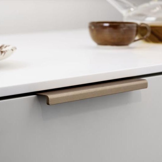Edge Brushed Bronze Artisan Drawer Pulls - Premium Cabinet Hardware for Kitchen & Bathroom Renovation | Stylish Upgrade for Dressers, Vanities & Furniture