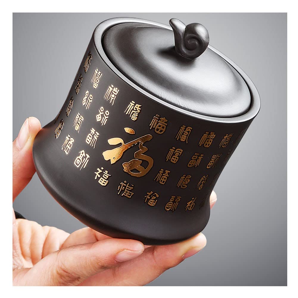 Premium 9-Piece Chinese Gongfu Tea Set - Porcelain Ceramic Teapot, Cups & Saucers for 6, Sugar Bowl, Creamer Pitcher & Teaspoon - Elegant Coffee & Tea Gift Set for Home, Office & Traditional Tea Ceremonies
