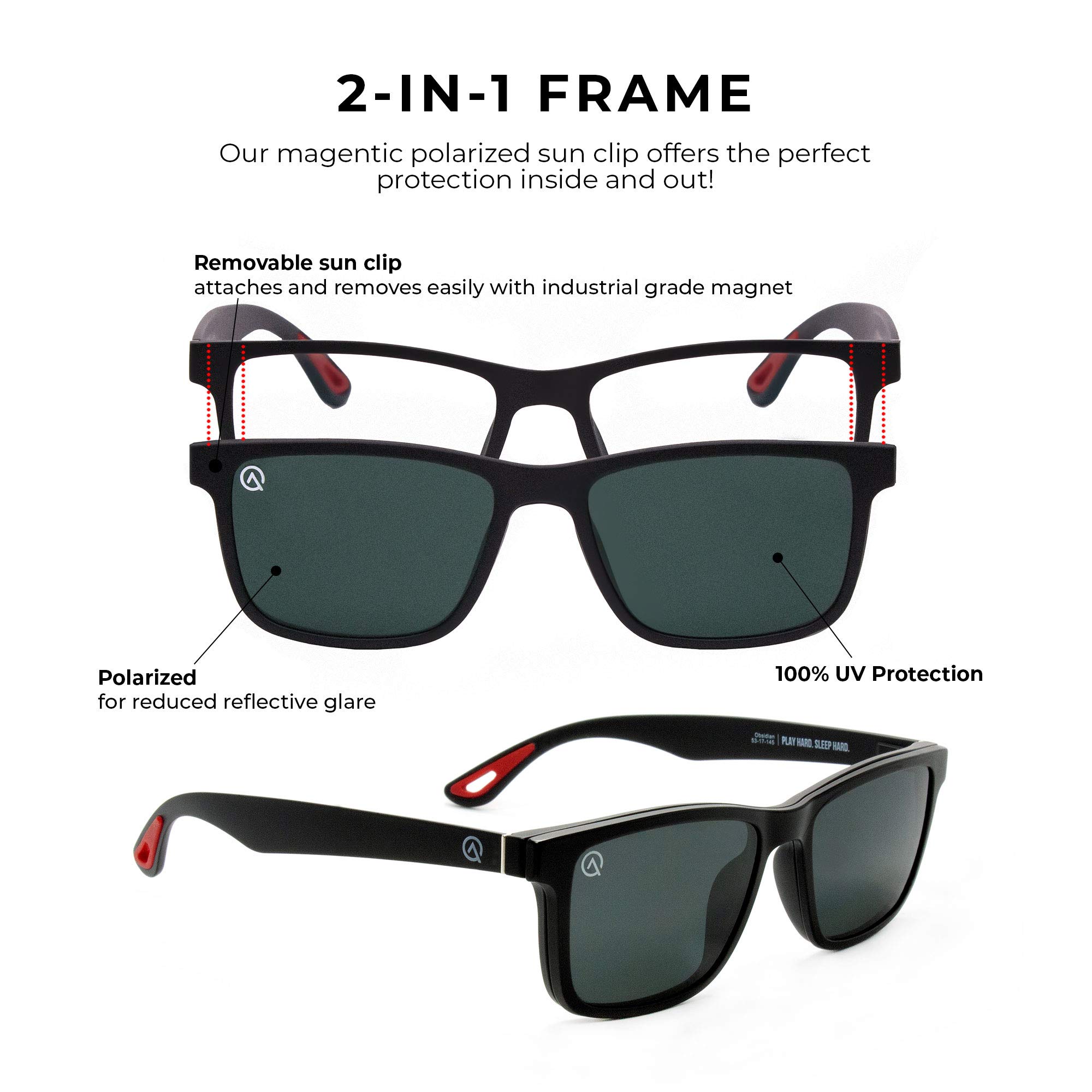 Gamer Advantage Blue Light Blocking Glasses - Lightweight & Stylish Gaming Eyewear with Anti-Blue Light Technology (Inferno Red) - Reduce Eye Strain for Gaming, Work & Screen Time