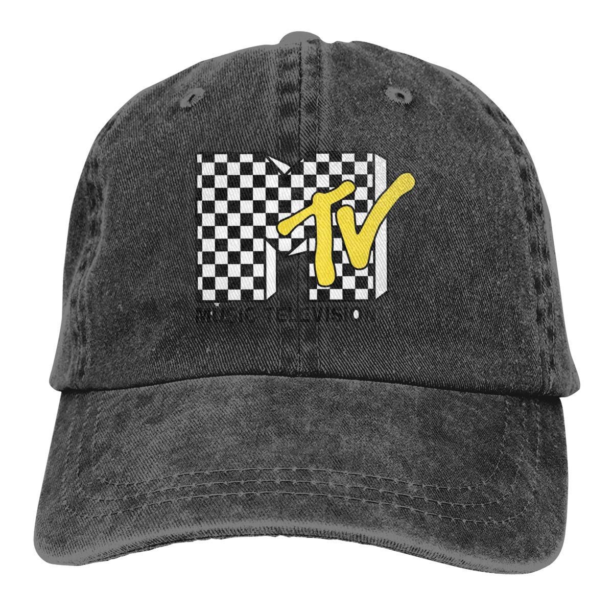 Dunpaiaa Adjustable Trucker Cap - Vintage 'I Want My MTV' Baseball Dad Hat in Black | Durable & Stylish for Outdoor Activities, Concerts, and Casual Wear