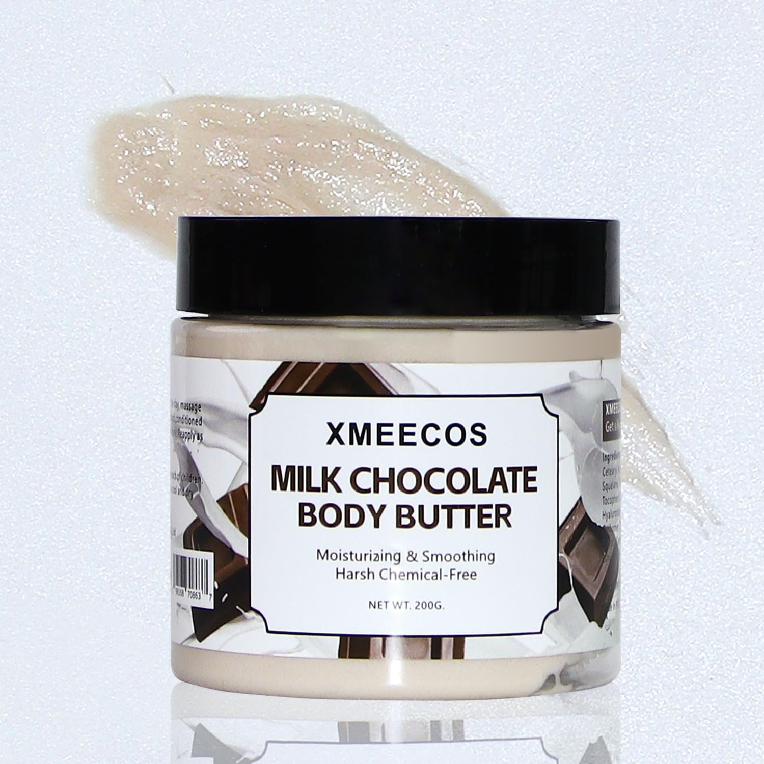 Luxury Body Butter for Dry Skin - Deep Moisturizing & Smoothing Cream - Cruelty-Free & Gentle Formula - Sweet Milk Chocolate Scent - Unisex Skincare for Men & Women - Perfect for Daily Hydration & Relaxation After Shower/Bath