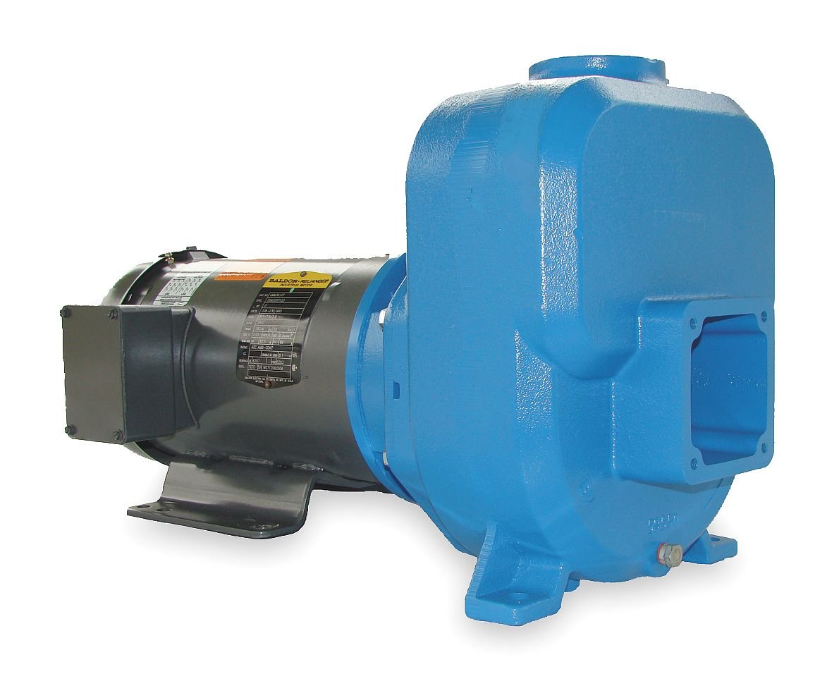 Goulds 50SPH10 High Head Impeller/Diffuser - 5 HP Single Phase Pump with ODP Enclosure, 230V - Ideal for Industrial Water Transfer, Irrigation Systems, and High-Pressure Applications