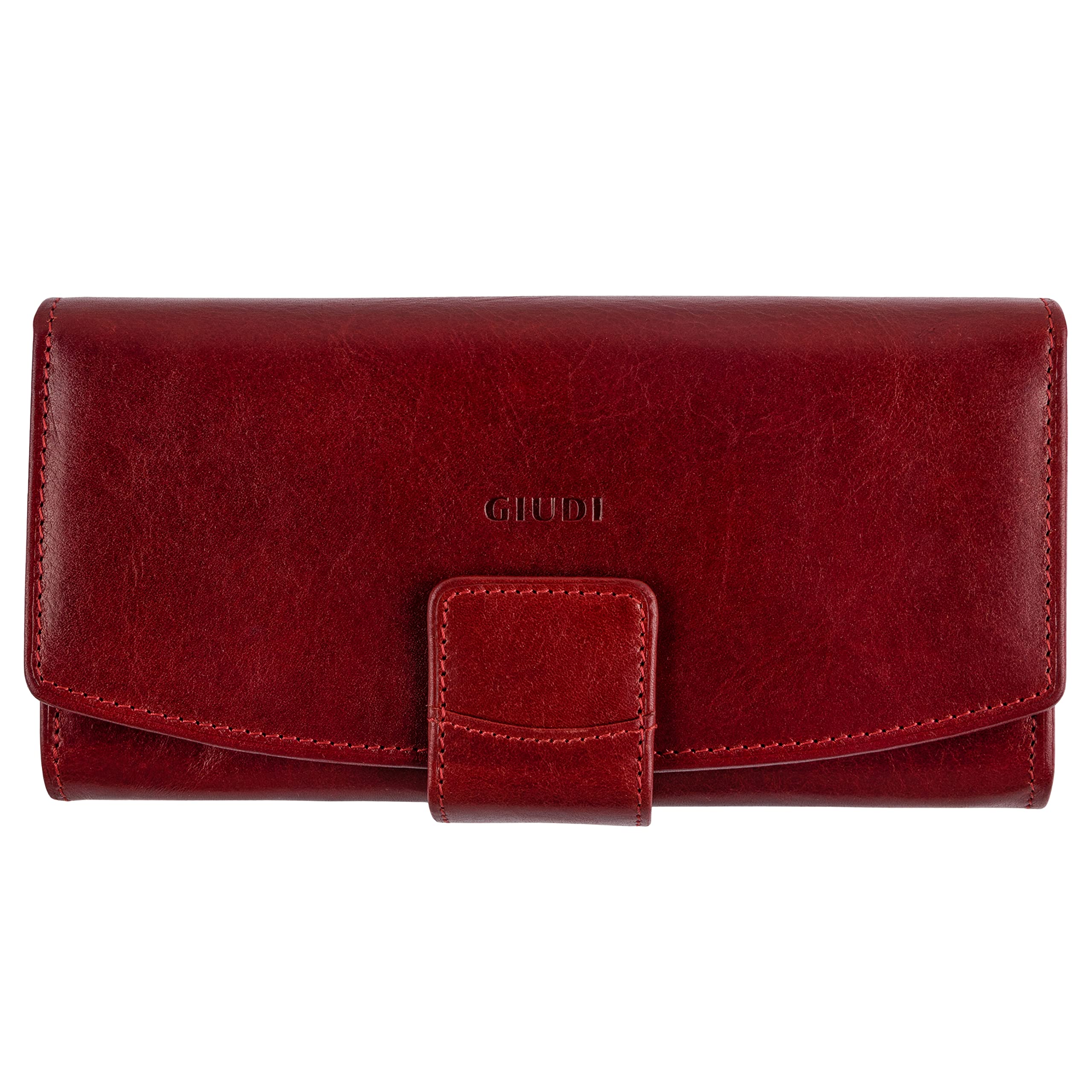 Giudi Deluxe Women's Wallet - Genuine Italian Leather Luxury Clutch Purse with Extra Capacity - Elegant & Comfortable Ladies Handbag - Perfect Gift for Women - Ideal for Work, Travel & Special Occasions