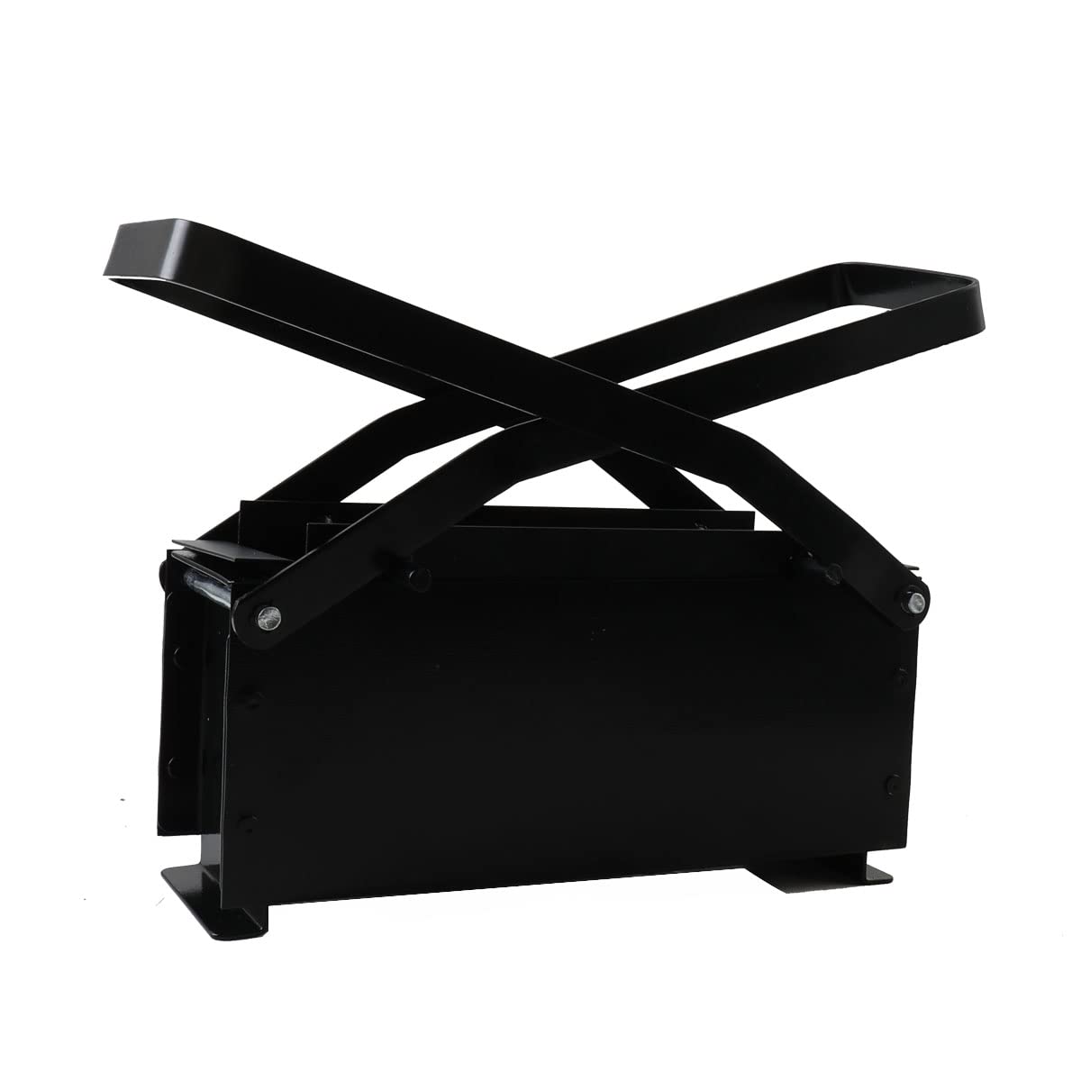 **Iron Newspaper Briquette Maker - DIY Press Paper Log Maker for Fire Stove, 10×5×3.2 Inches | Eco-Friendly Heating Tool for Home, Camping & Emergency Use**