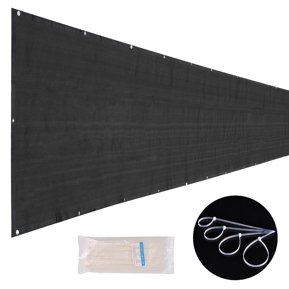 TheLAShop 6'x50' Privacy Fence Screen - 90% UV Blocking Mesh for Backyard, Garden & Pool Area Protection | Durable Outdoor Fencing Solution for Patio, Deck & Side Yard