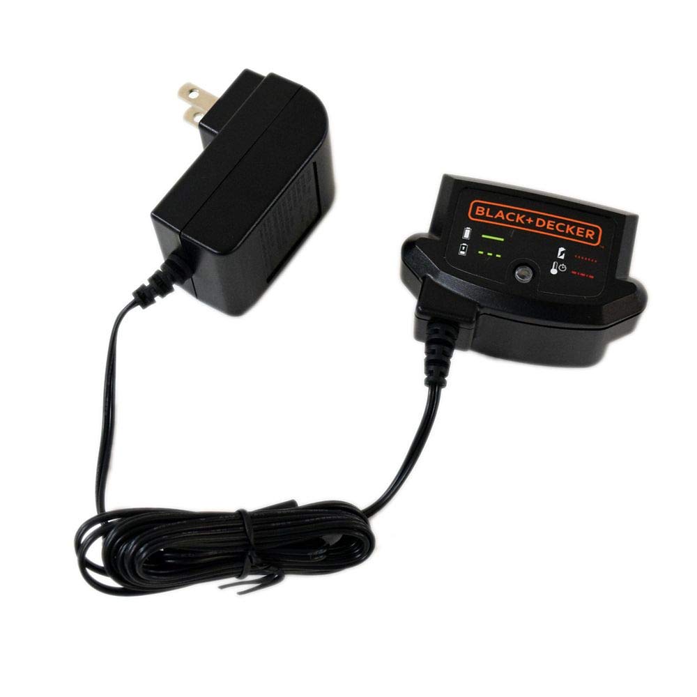 BLACK + DECKER 20V MAX Lithium Battery Charger for Cordless Power Tools - Fast Charging for Drills, Saws & More (Model 90640340) | Ideal for Home DIY Projects & Professional Use