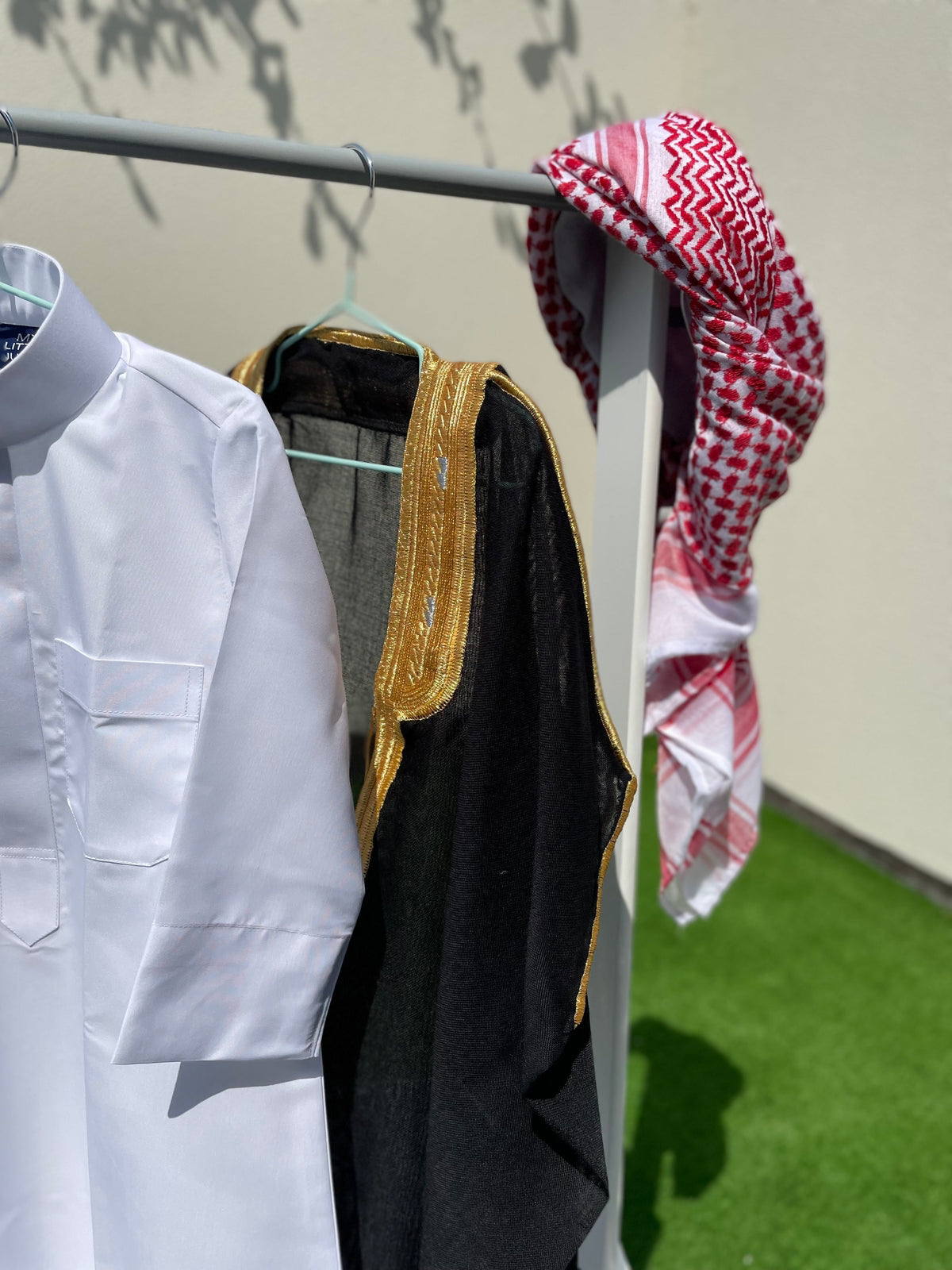 Premium Baby Boy Thobe Gift Set - Black Bisht for 0-12 Months | 4-Piece Islamic Outfit for Newborns & Infants | Perfect for Eid, Aqiqah & Special Occasions