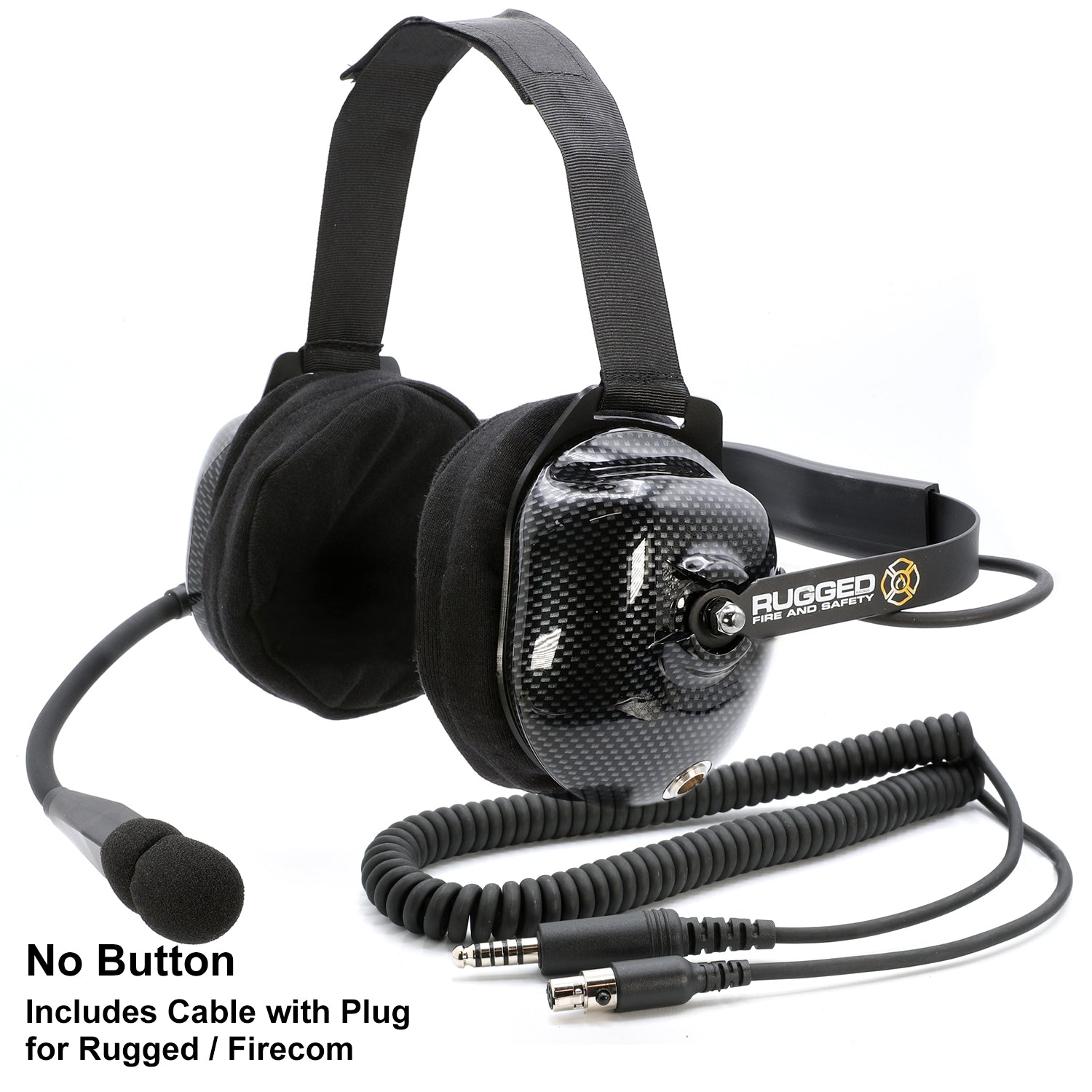 FHS Behind The Head Fire Safety Industrial Headset - ANSI Certified Hearing Protection for Construction, Manufacturing & Emergency Response Teams - Ideal for Loud Work Environments & Fire Safety Training
