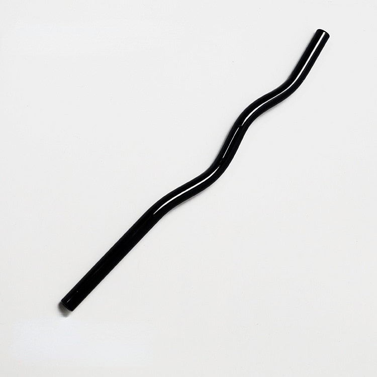 Eco-Friendly Sea Glass Drinking Straws - Reusable, BPA-Free, Colorful Glass Straws for Smoothies, Cocktails & Iced Coffee | Perfect for Home, Beach & Party Use
