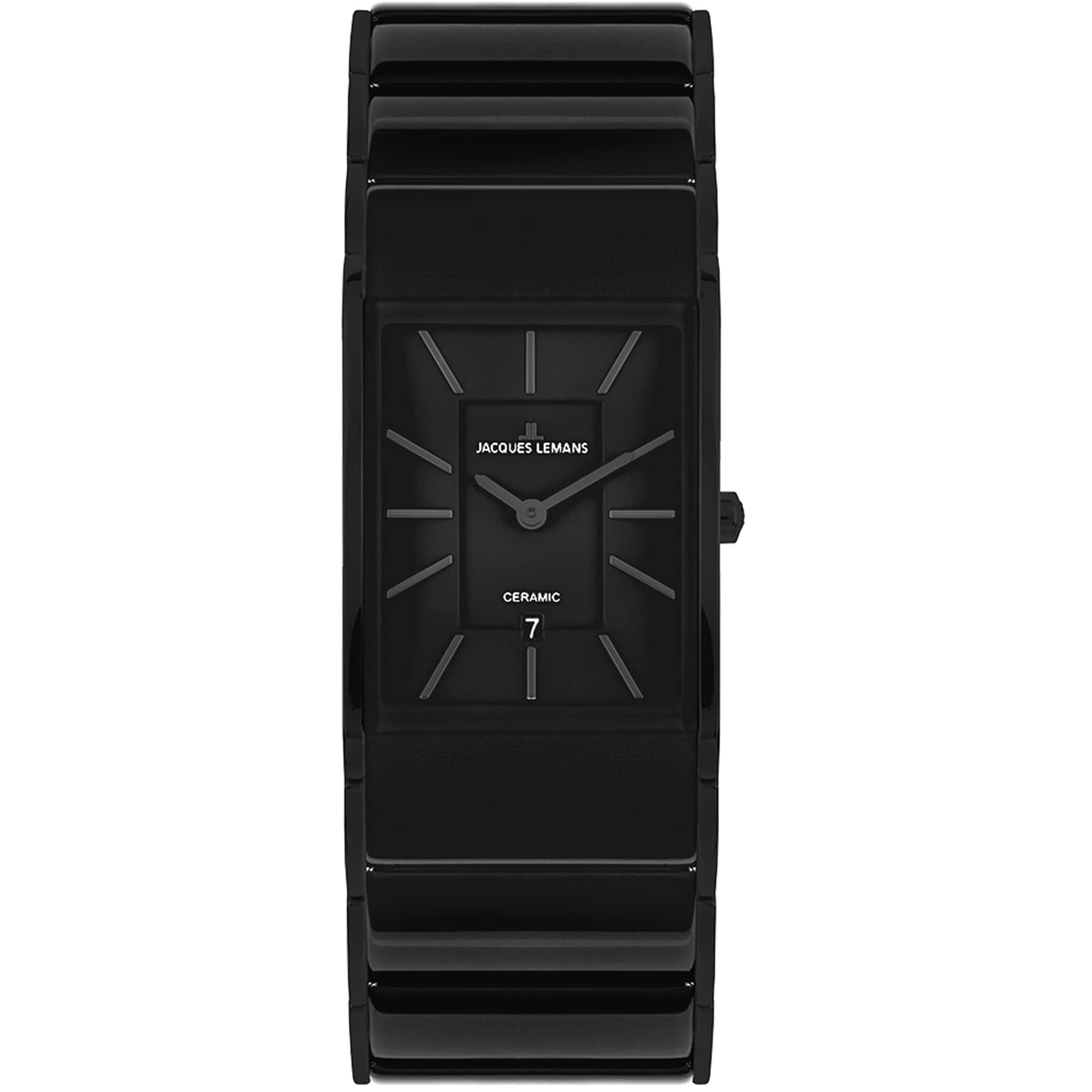 Jacques Lemans Dublin Men's & Women's Ceramic Strap Stainless Steel Chronograph Watch - Perfect for Business, Casual Wear & Special Occasions