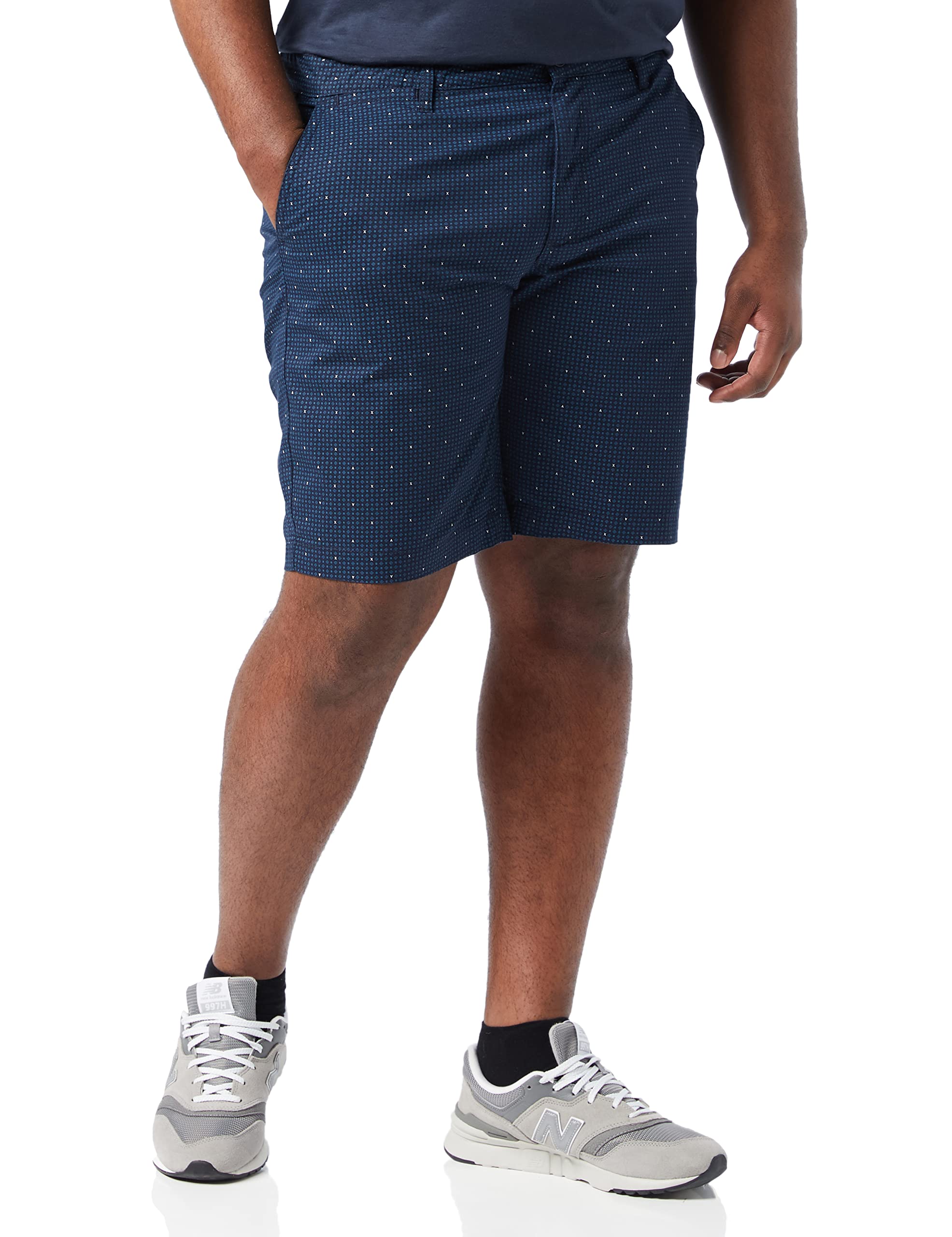 Armani Exchange Men's Stretch Twill Bermuda Shorts - Comfortable Casual Shorts for Summer | Perfect for Beach, Vacation & Outdoor Activities