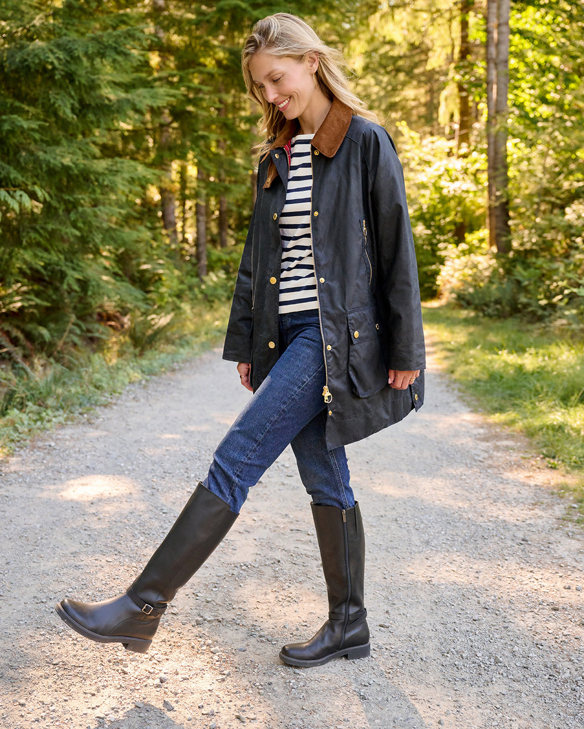 Abeo Compass Tall Black Boots for Women - Waterproof Hiking & Outdoor Adventure Shoes - Perfect for Winter, Rain & Snow Activities
