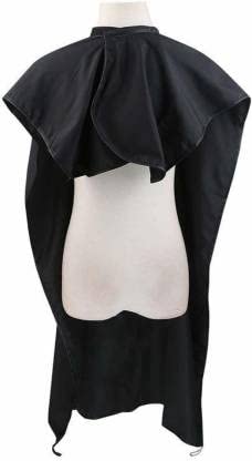 Professional Barber Hair Cutting Sheet Apron - Black Salon Cape for Hairdressers & Stylists - Waterproof & Reusable Hairdressing Accessories - Perfect for Salons, Home Haircuts & DIY Styling