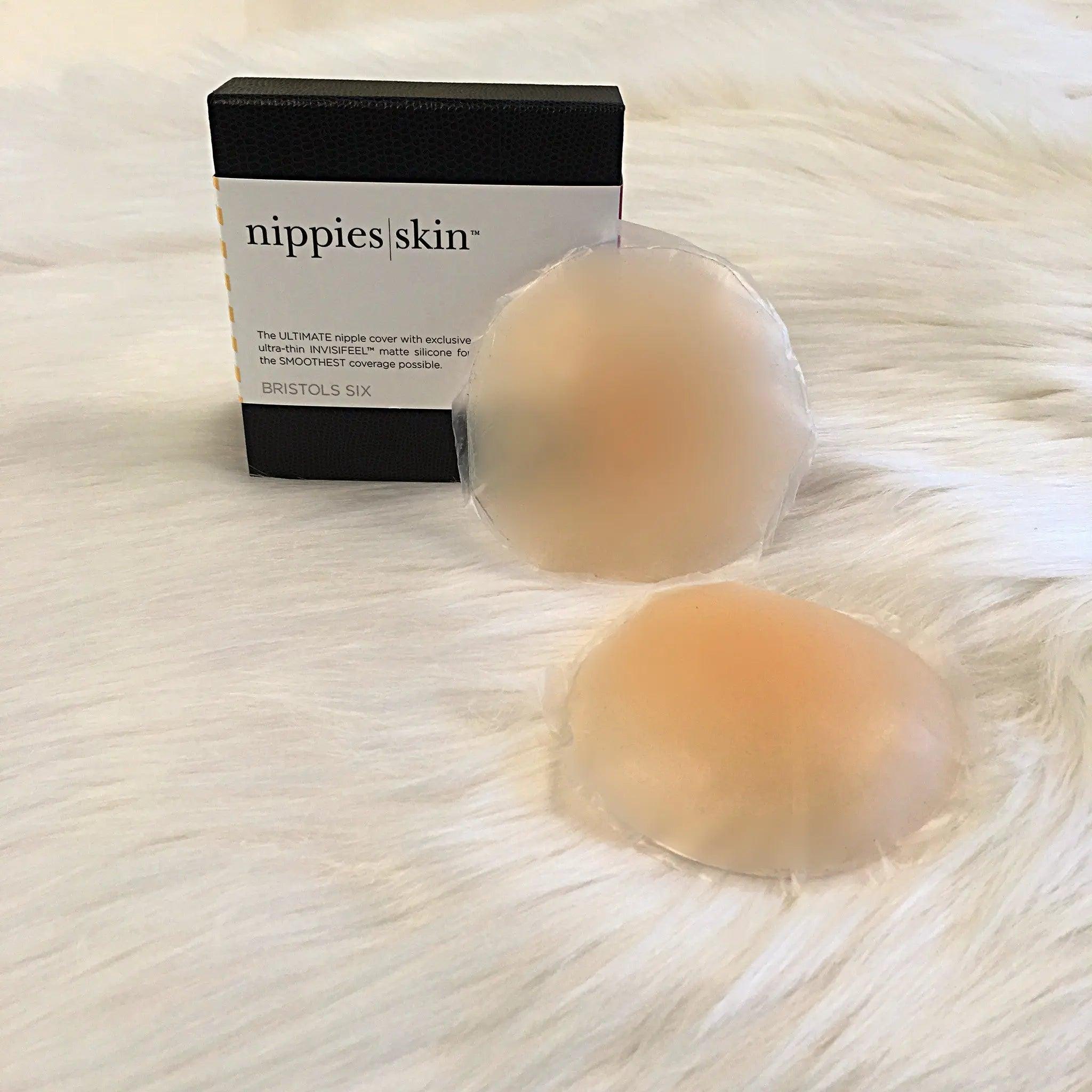 Nippies Skin Adhesive Bra - Seamless Invisible Backless Strapless Sticky Bra for Women - Perfect for Wedding, Evening Dresses, and Special Occasions