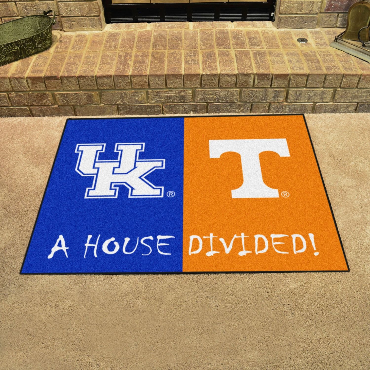 StarSun Depot House Divided Mat - Kentucky vs Tennessee Rivalry 33.75