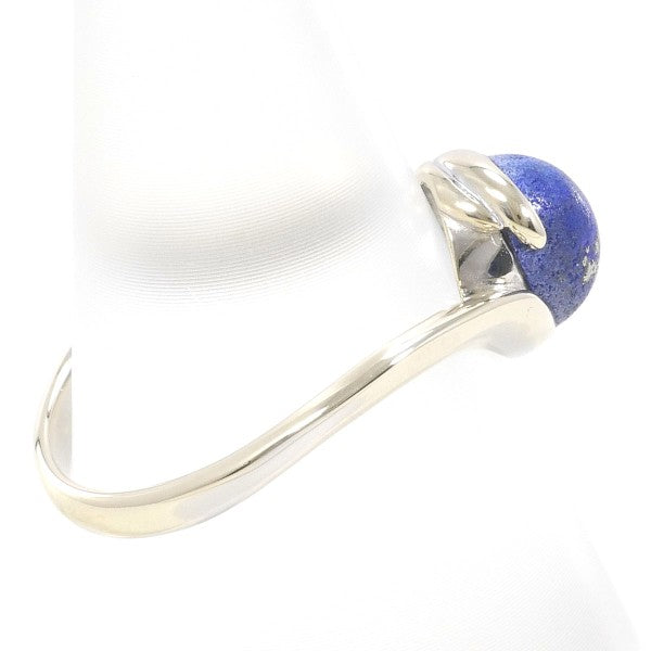 10K White Gold Lapis Lazuli Ring for Women - Elegant Blue Stone Jewelry Gift for Birthday, Anniversary & Special Occasions