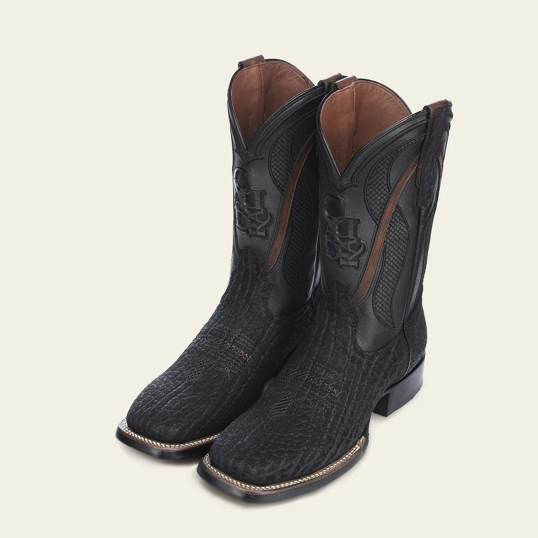 Men's Cuadra Oxford Cowboy Rodeo Bull Neck Leather Boots - Durable Western Style for Rodeo, Ranch Work & Country Fashion
