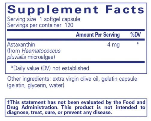 Best Astaxanthin 120 Capsules - Premium Natural Antioxidant Supplement for Skin, Eye & Joint Health - Supports Anti-Aging & Immune System - Perfect for Daily Wellness Routine & Active Lifestyle