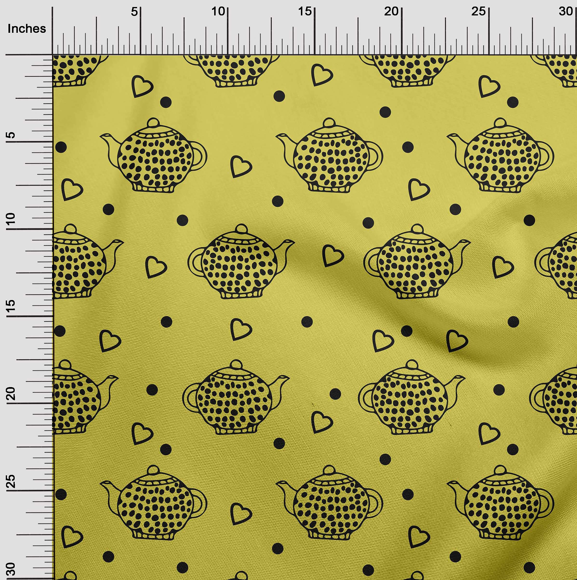 Premium 100% Cotton Poplin Fabric - Lime Green, 42