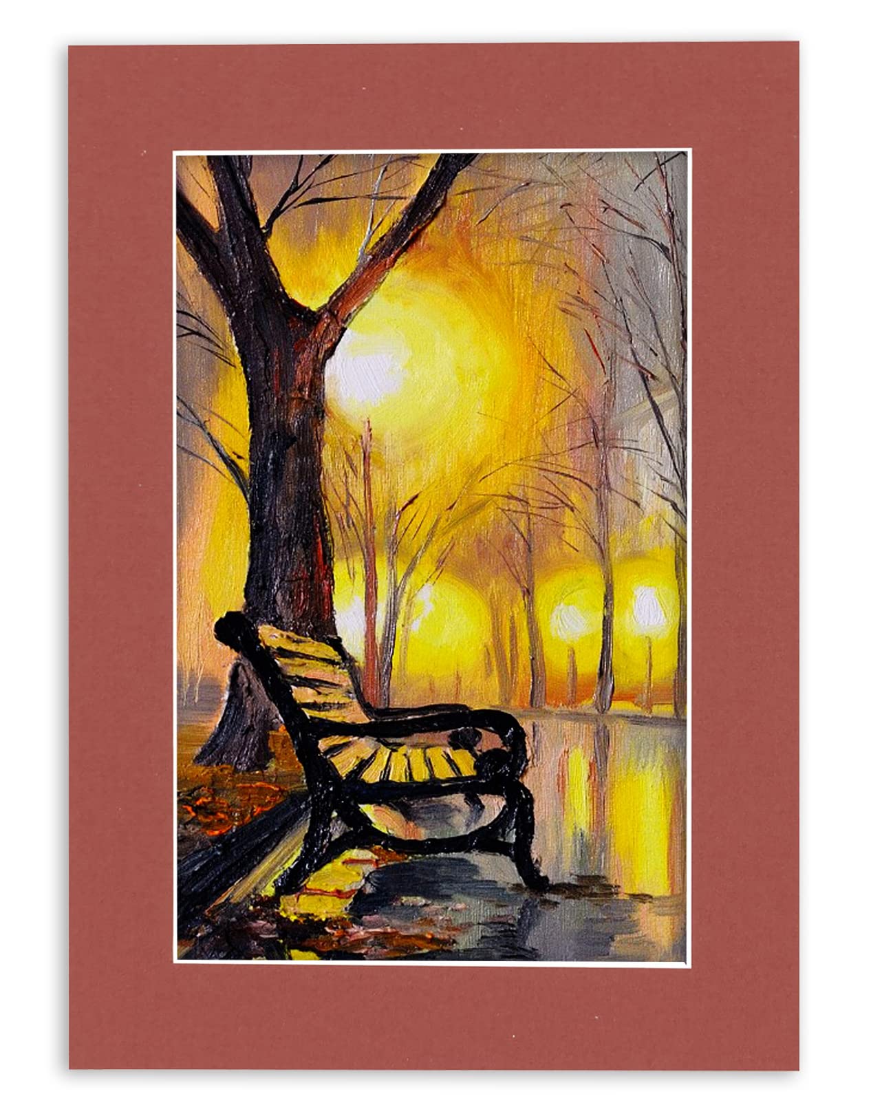 28x40 Acid-Free Brick Red Bevel Cut Mat Board for 26x38 Photos - 4-Ply Archival Quality with Backing Board & Self-Seal Crystal Clear Photo Bag - Perfect for Picture Framing, Art Displays, and Professional Photography Presentations