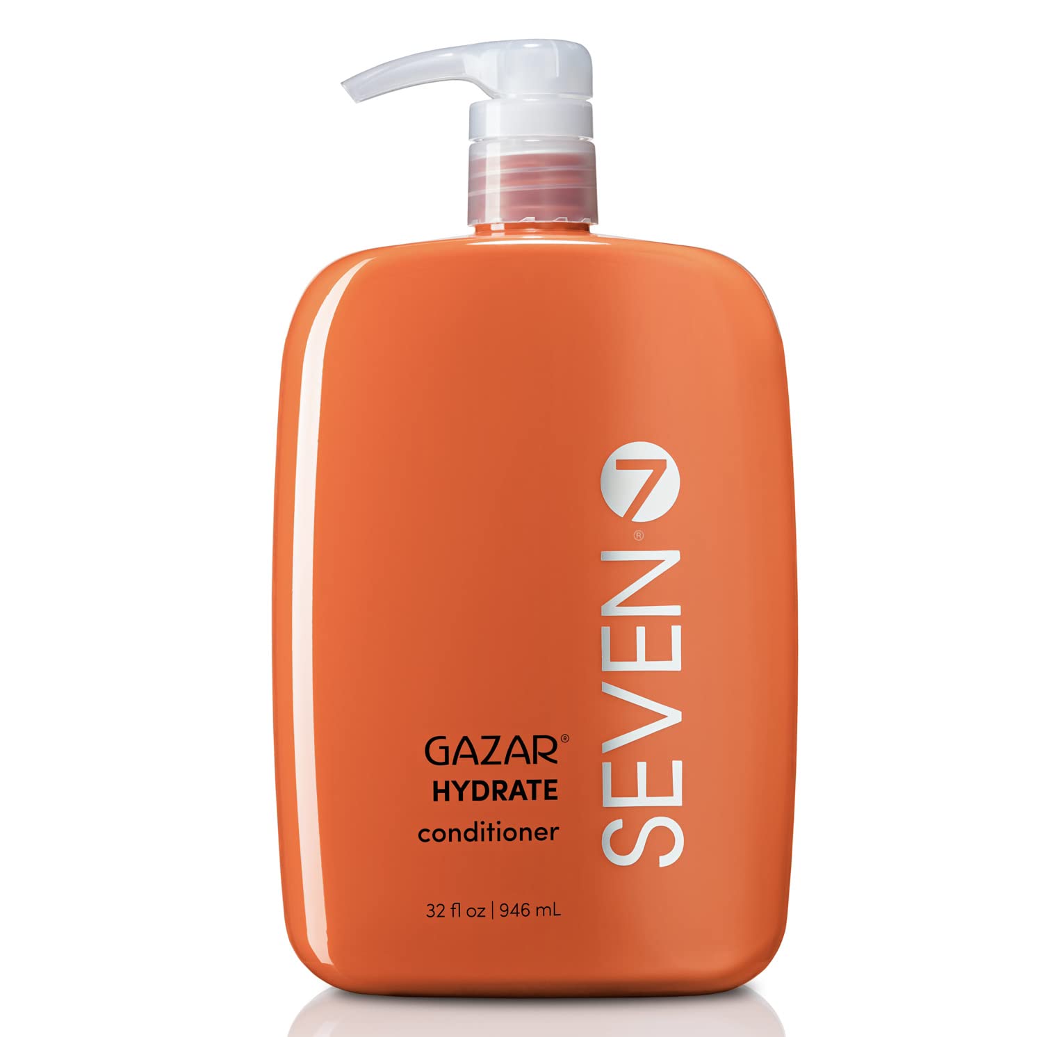 SEVEN Gazar Hydrate Conditioner for Women & Men - Sulfate & Paraben Free, Anti-Frizz, Moisturizing Dry Hair Treatment with Argan Oil, Jojoba & Biotin - Cruelty Free, Made in USA - Perfect for Damaged Hair Repair & Daily Hydration