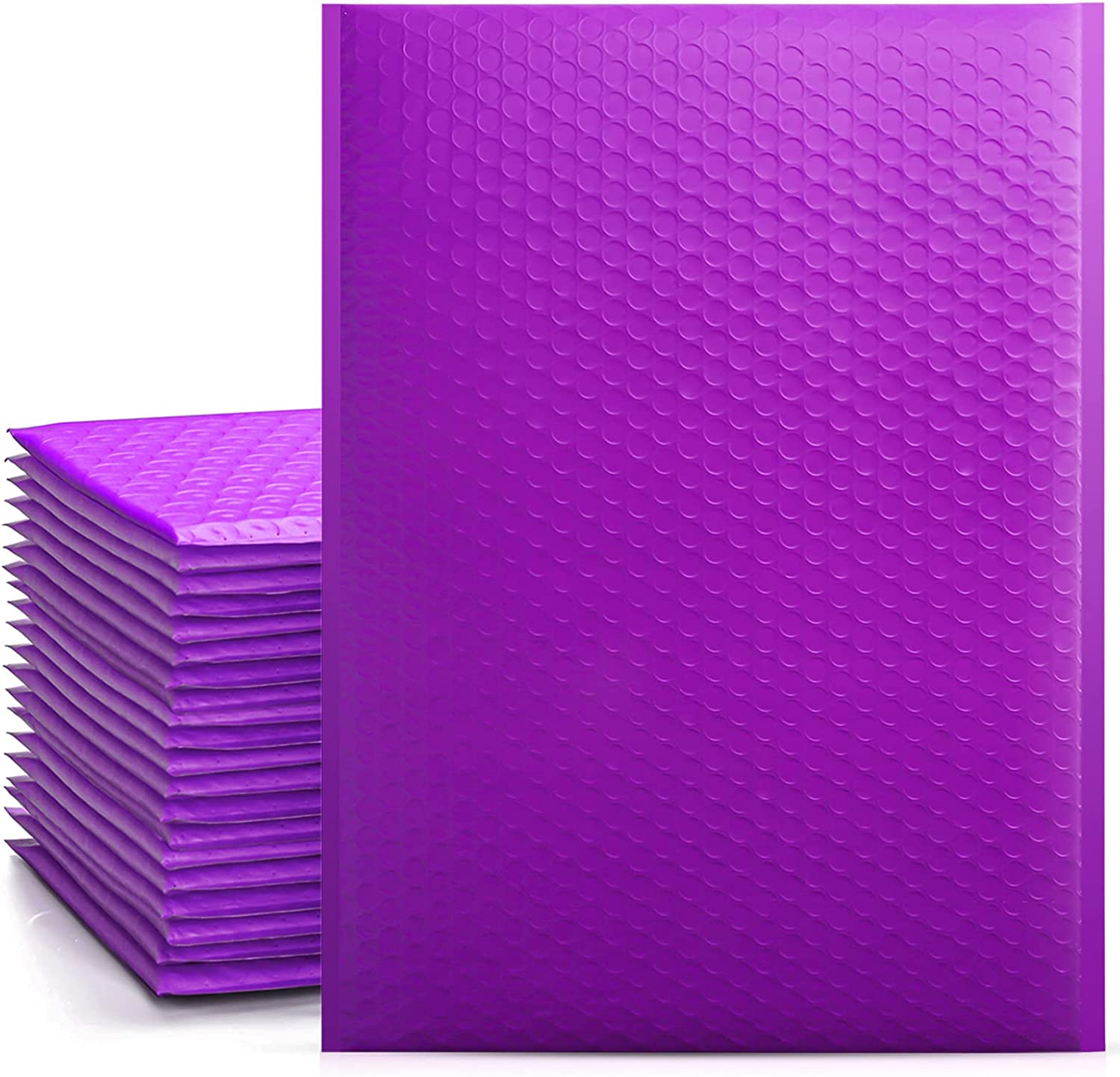 10.5x16 Inch Bubble Mailers - Self-Sealing Padded Envelopes for Shipping, Mailing & Packaging - Perfect for Ecommerce, Small Businesses & Online Sellers (Pack of 50) - Great for Protecting Books, Jewelry, Cosmetics & Fragile Items During Transit