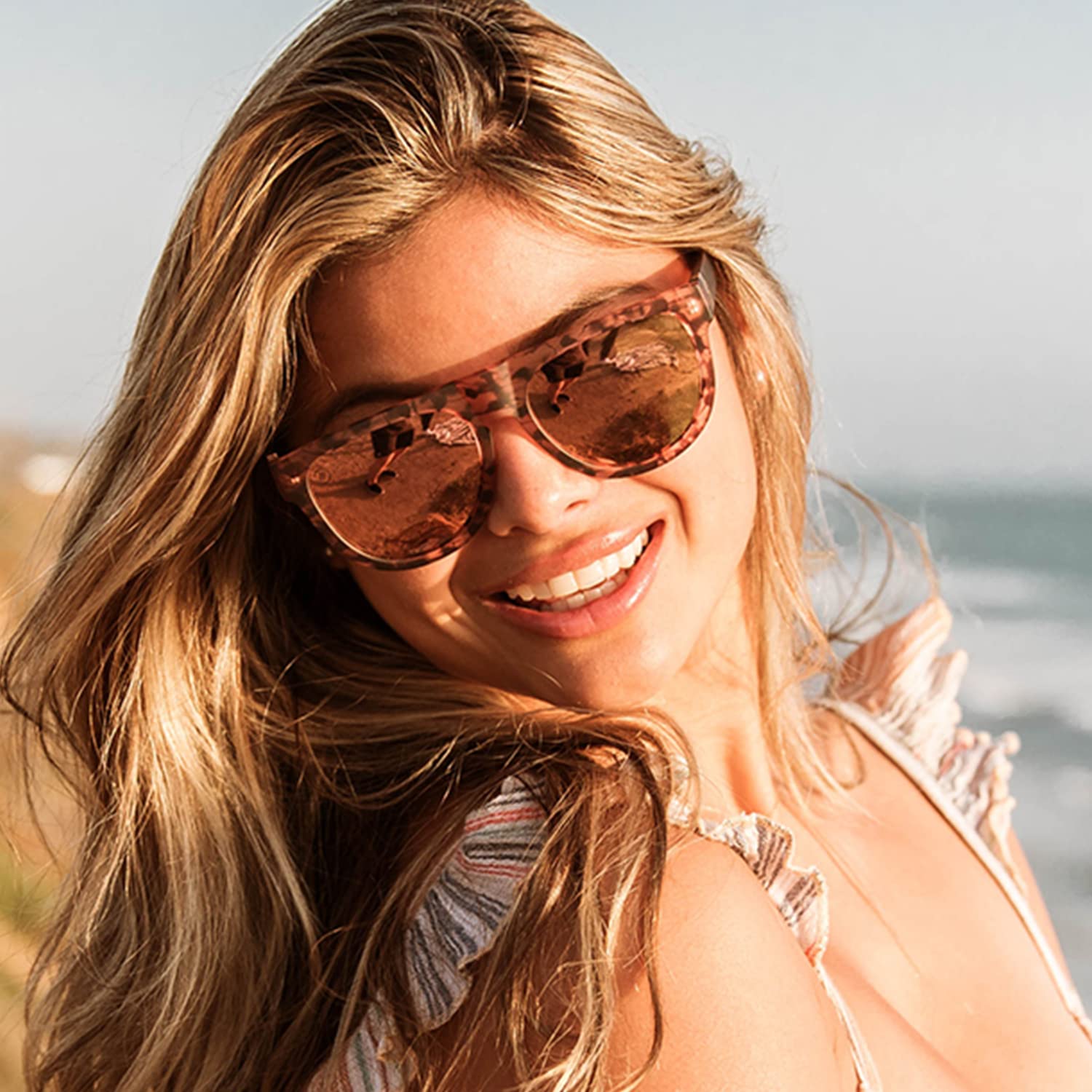 Blenders Eyewear Clover Polarized Sunglasses for Men & Women – 100% UV Protection, Durable & Stylish – Perfect for Driving, Running, and Outdoor Activities