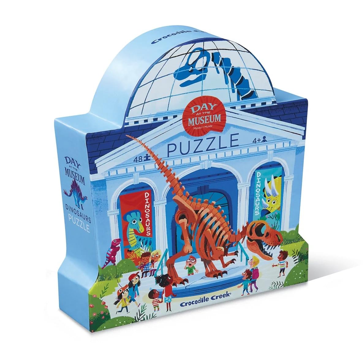 Crocodile Creek 4063-1 24-Piece Preschool Puzzle for Kids Ages 4+ - Colorful Animal Jigsaw Puzzle for Boys & Girls - Educational Indoor Activity Toy for Toddlers - Perfect for Birthday Gifts & Classroom Learning