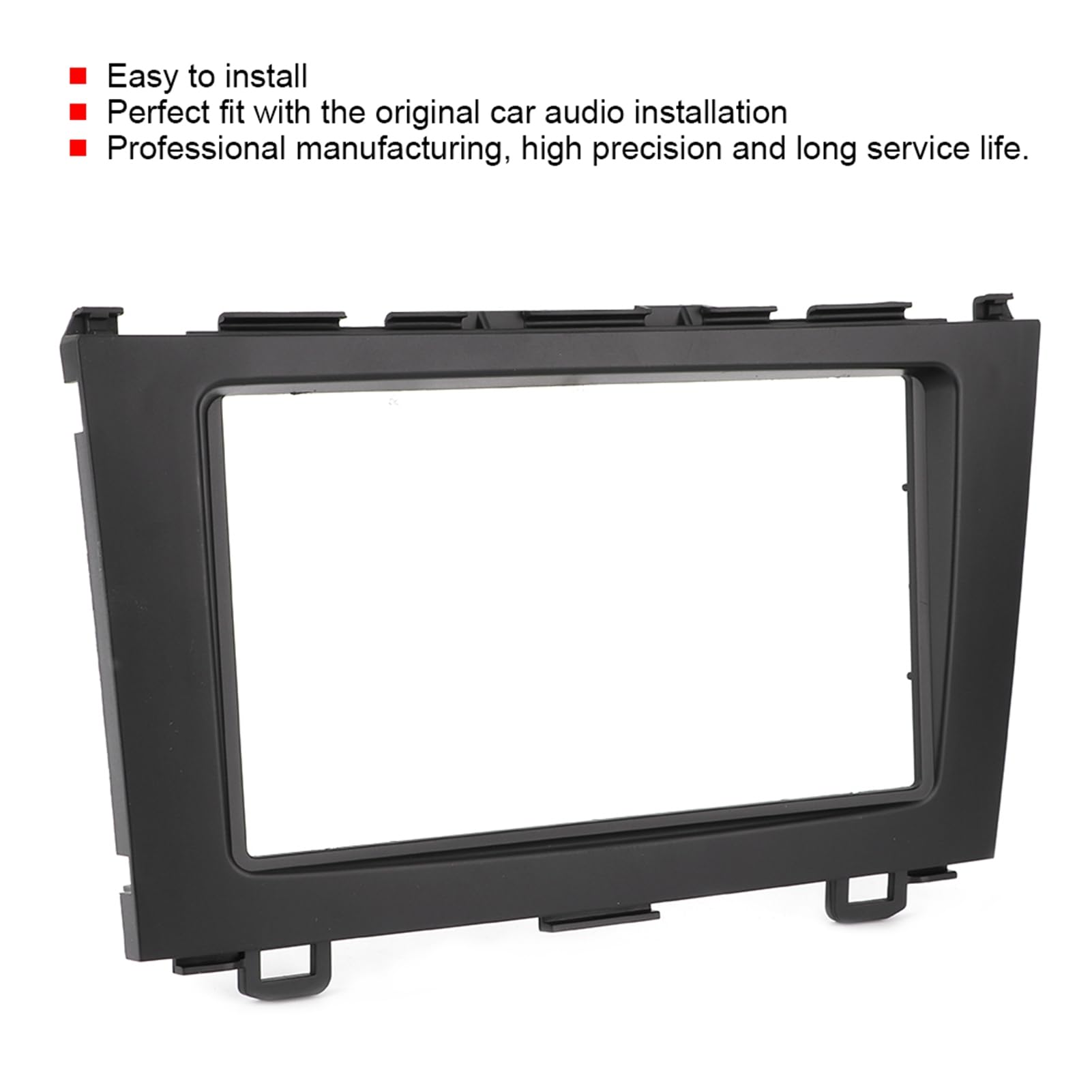 Car Stereo Dash Kit for Honda CRV 2007-2010 | 2 Din Radio Installation Frame | Custom Fit Dashboard Panel for Aftermarket Head Unit | Perfect for Car Audio Upgrade & Navigation System Installation