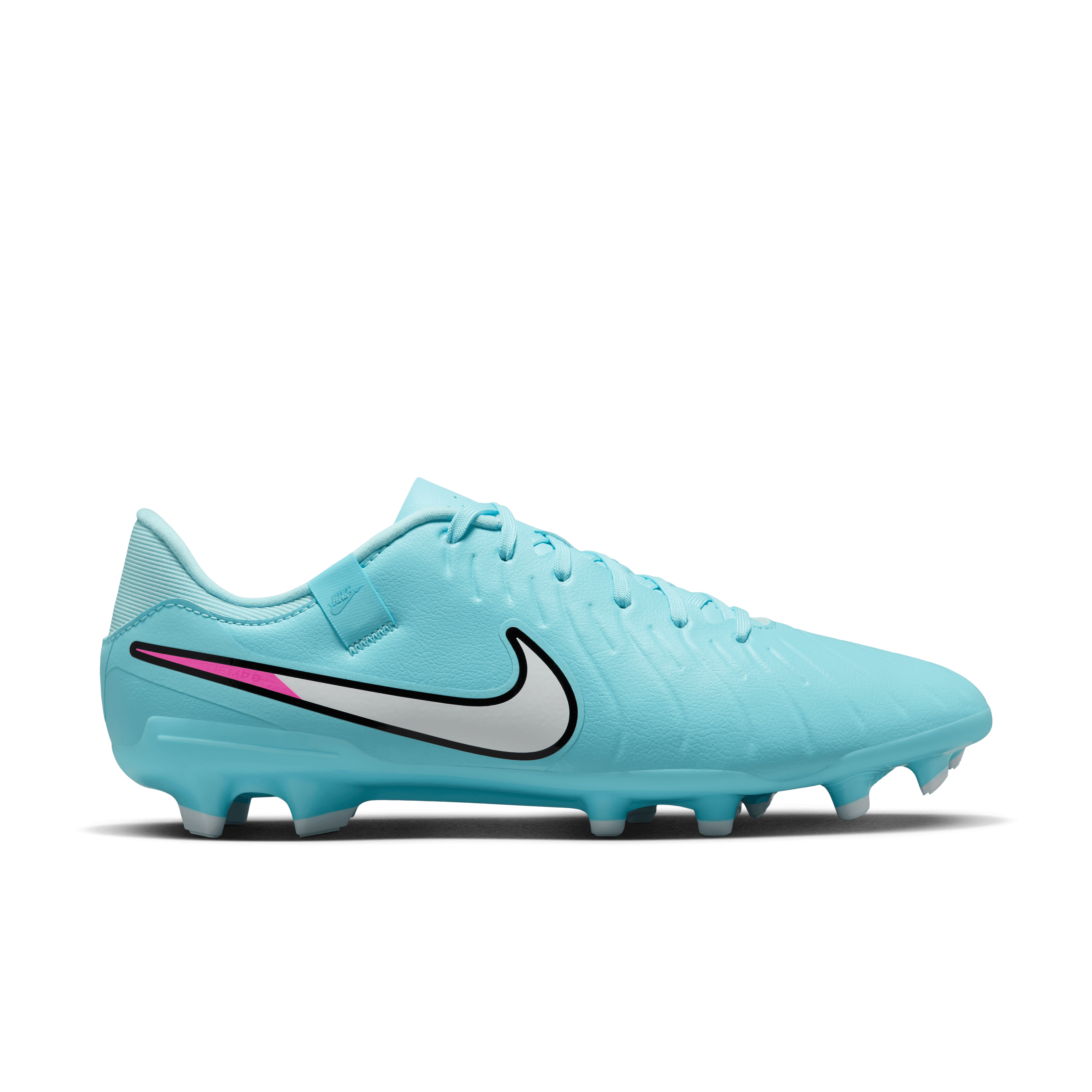 Nike Tiempo Legend 10 Academy FG/MG Soccer Cleats for Men - Copa/White Color - Perfect for Turf and Artificial Grass Fields - Ideal for Training and Match Play