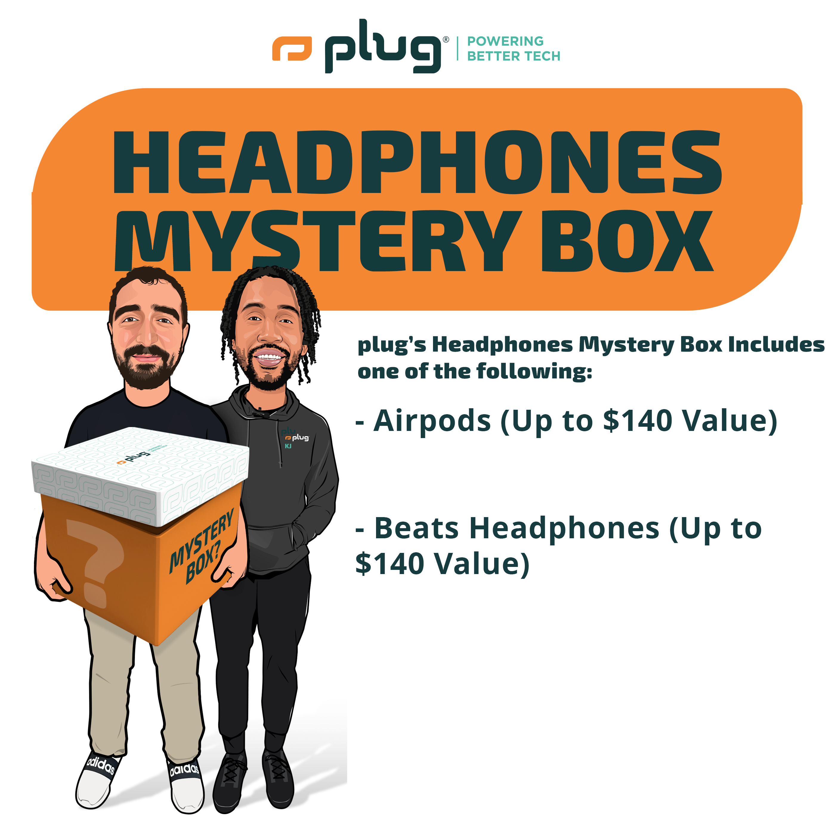 Wireless Headphones Mystery Box - Premium Bluetooth Earbuds & Over-Ear Headphones Bundle for Music, Gaming & Workout (Perfect Gift for Audiophiles & Tech Lovers)