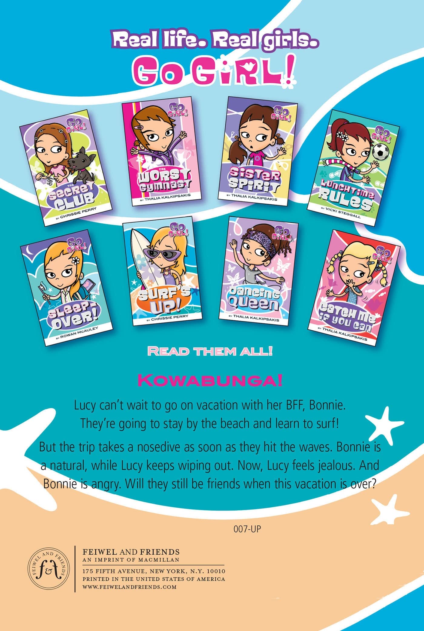 Go Girl! #8: Surf's Up! - Fun Summer Reading for Kids & Teens - Perfect for Beach Trips, Poolside Relaxation, and Summer Camp