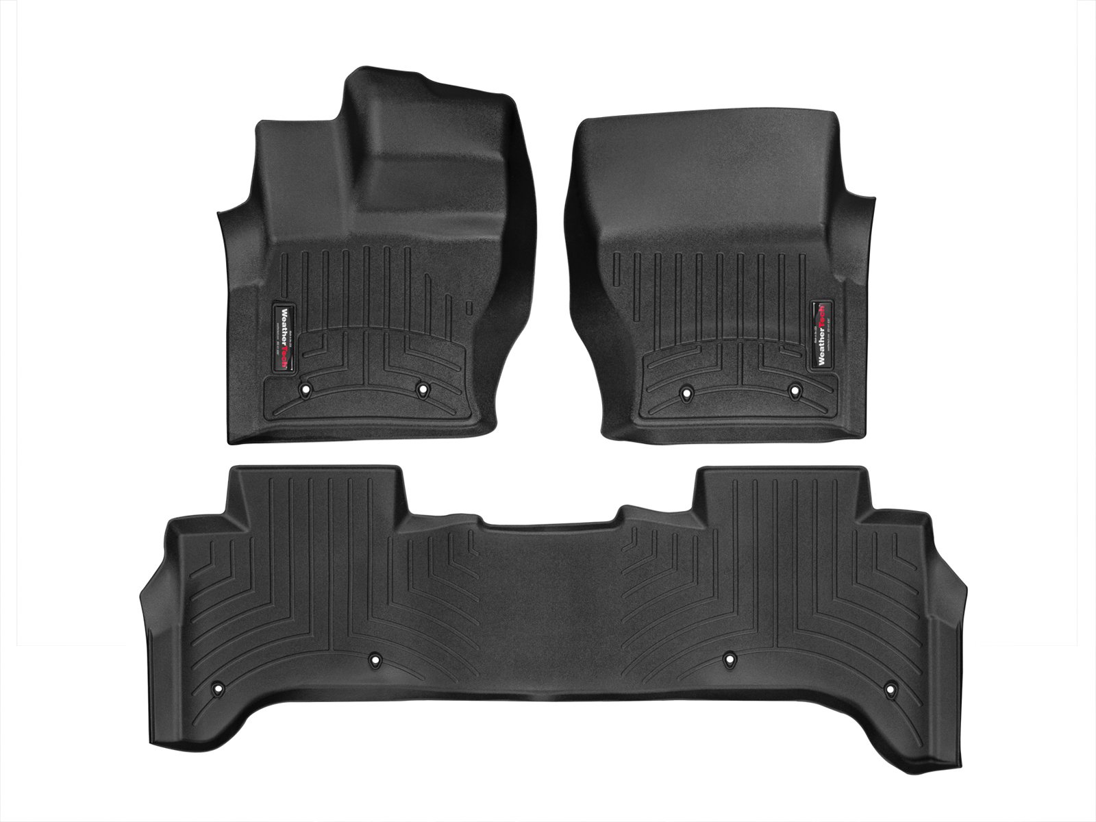 Premium WeatherTech Custom Fit FloorLiner for Cars & Trucks (Model 44480-1-3) - All-Weather Protection, Easy Cleaning - Perfect for Daily Commute & Road Trips