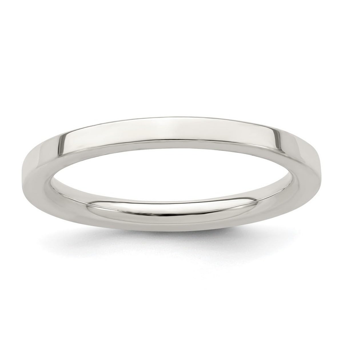 925 Sterling Silver Comfort Fit Flat Band Ring for Women & Men - Hypoallergenic Wedding, Engagement, Promise Ring - Size 4-12 | Perfect for Everyday Wear, Gifts & Special Occasions